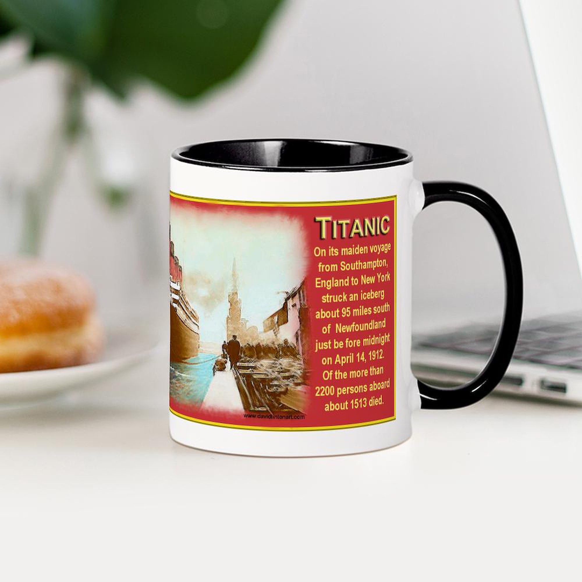 Titanic Themed 11 oz (325 ml) Ceramic Coffee Mug - Perfect for Movie Fans, Office Use & Gift Giving | CafePress