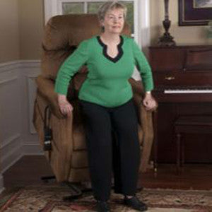 Cambridge PR 401 3-Position Lift Chair Recliner - Medium/Large Size with Premium Sterling Fabric - Perfect for Elderly & Mobility Assistance at Home