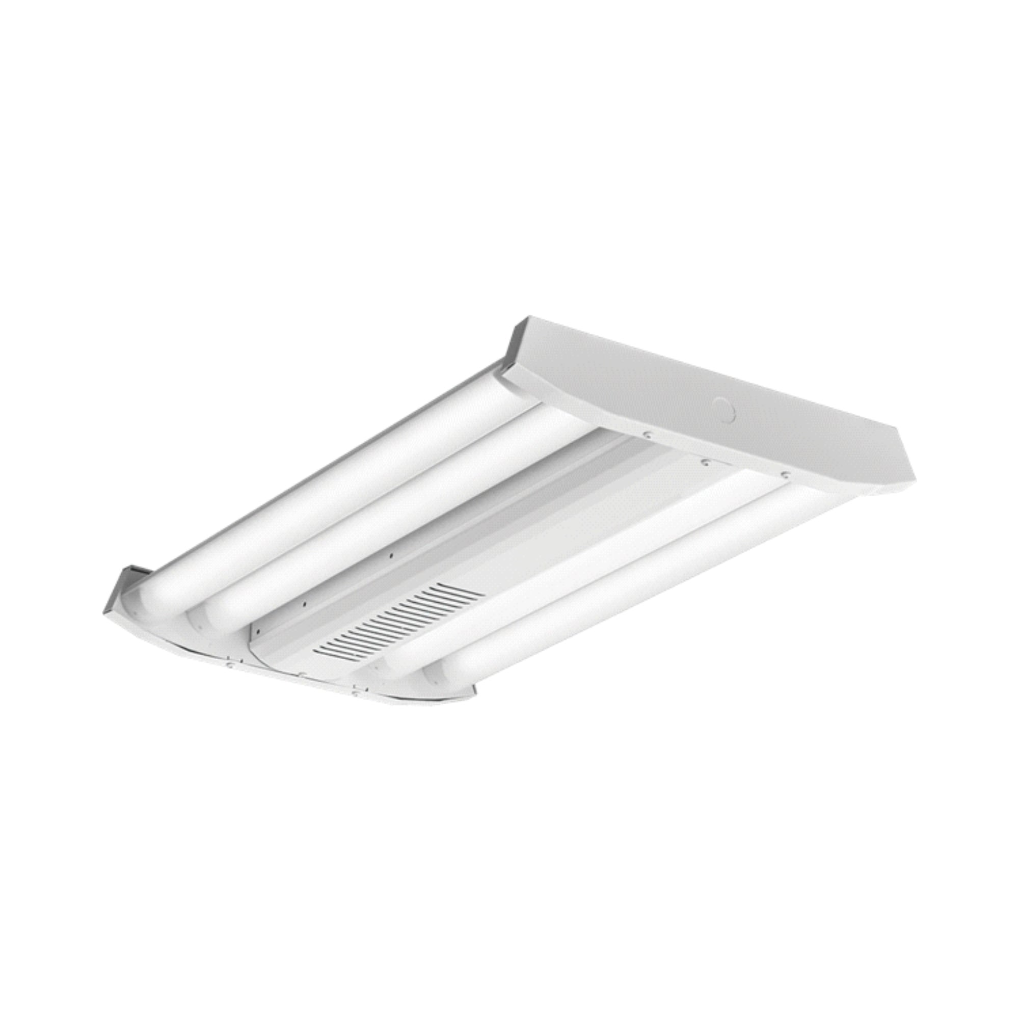 2ft Linear High Bay LED Light Fixture - 150W 24000 Lumens 4000K Neutral White - 120V-277V Wide Voltage - Commercial & Industrial Lighting for Warehouses, Factories, Gymnasiums