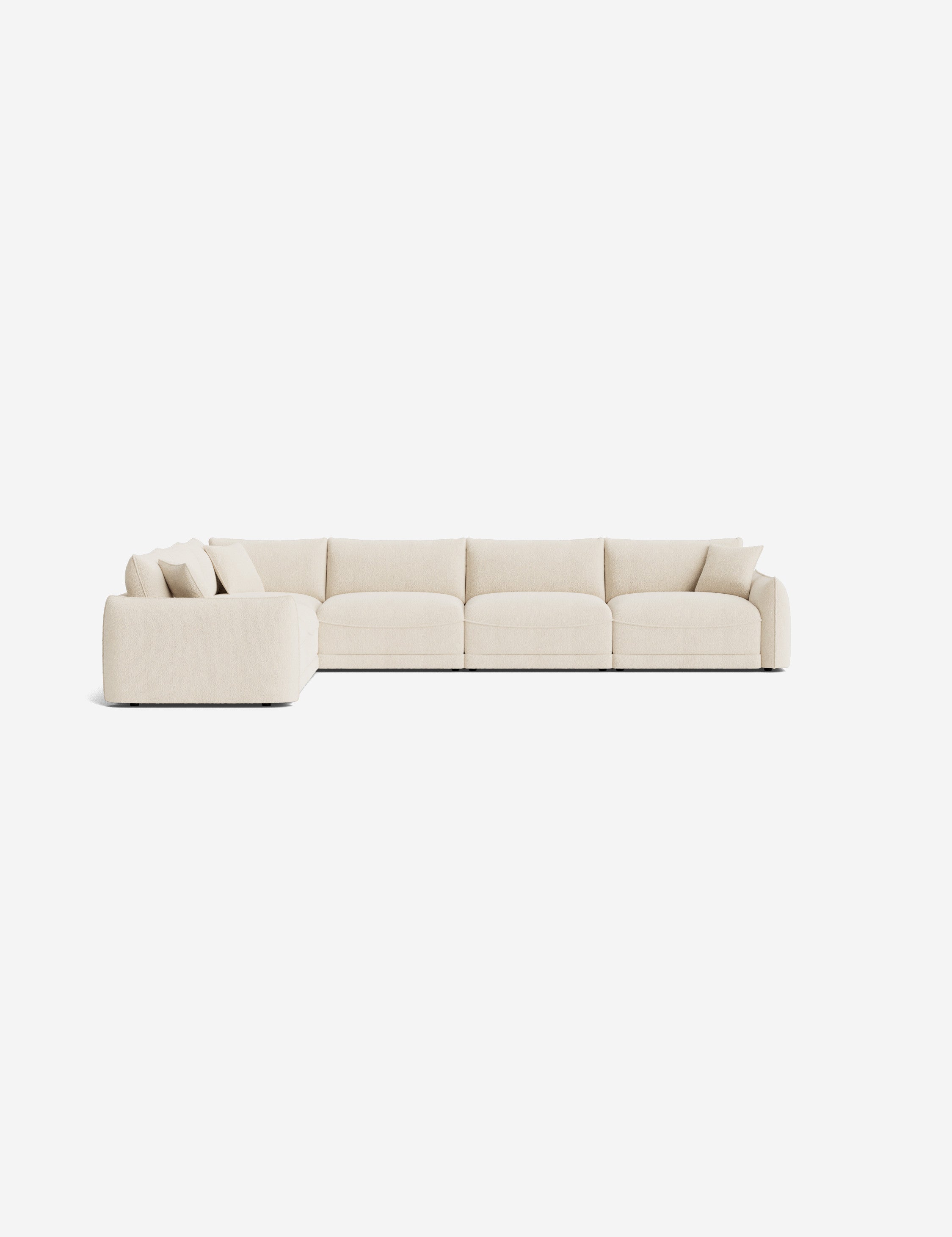 Balmer Modular Corner Sectional Sofa - Modern L-Shaped Couch for Living Room, Home Theater & Lounge Areas | Customizable Configurations