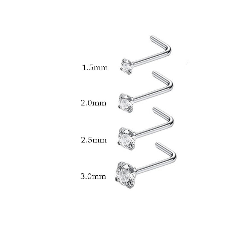 18K Gold Small Nose Stud Piercing Jewelry - Dainty Nose Ring for Women | Perfect for Everyday Wear, Special Occasions & Gifts