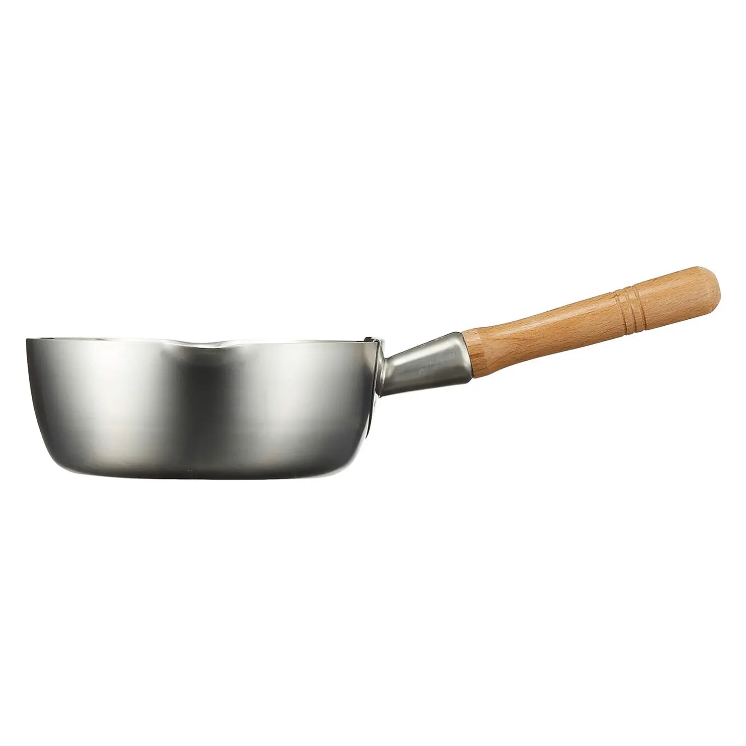 Premium Honma Seisakusho 3-Ply Stainless Steel Yukihira Saucepan - Professional Japanese Cookware for Home Chefs - Perfect for Simmering, Sauces & Asian Cuisine