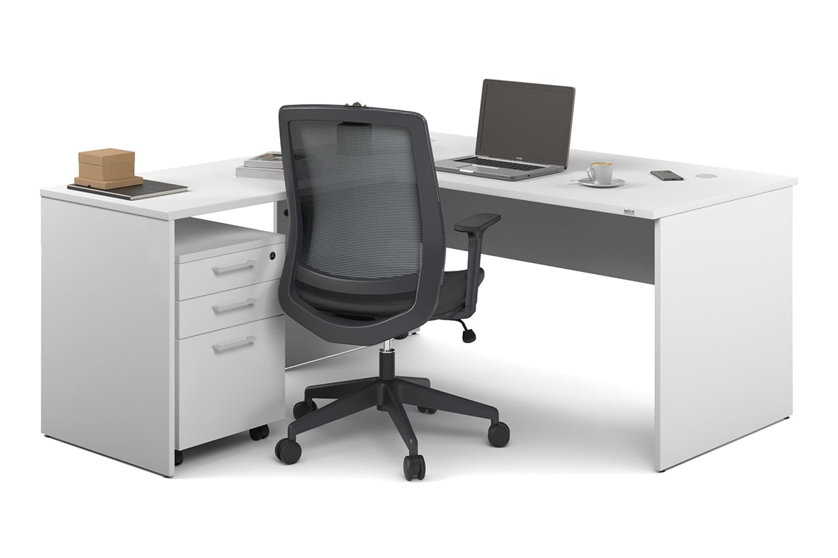 1600L x 1600W Uniform Panel Return Desk - Modern Office Furniture for Home & Commercial Workspaces