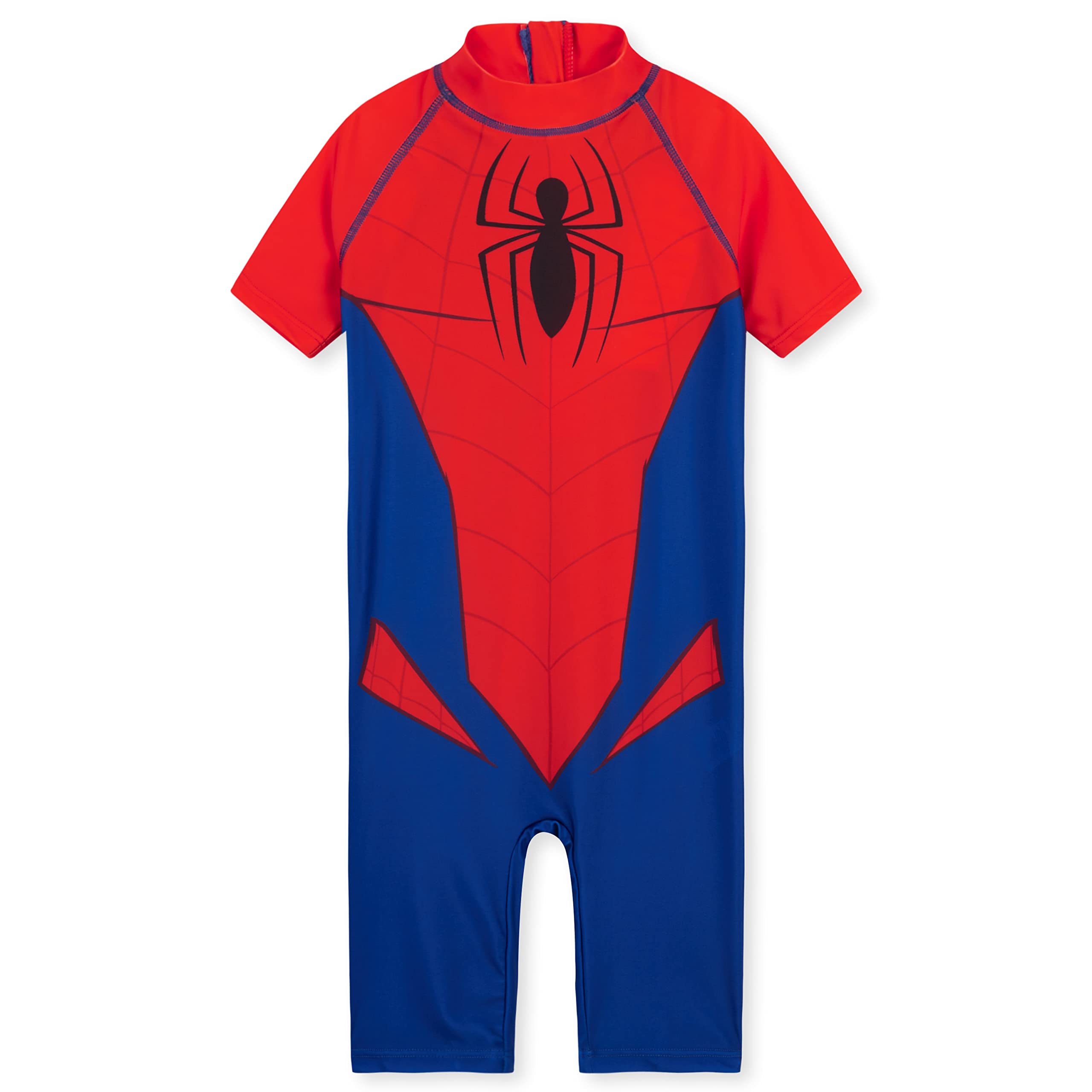 Marvel Rash Guard Swimsuit for Kids - UPF 50+ Sun Protection, Full Body Swimwear for Boys & Girls | Perfect for Beach, Pool & Summer Vacation Activities