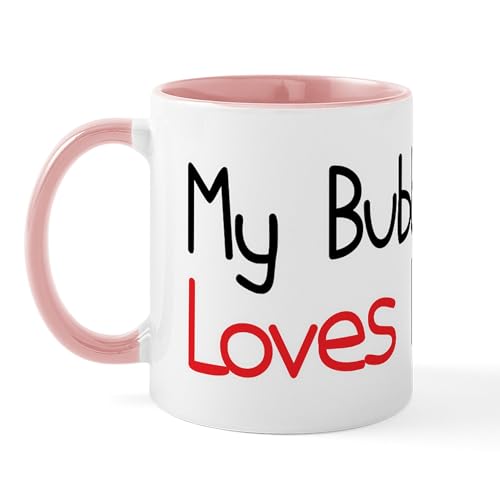 White/Pink Inside - My Bubbie Loves Me Mug