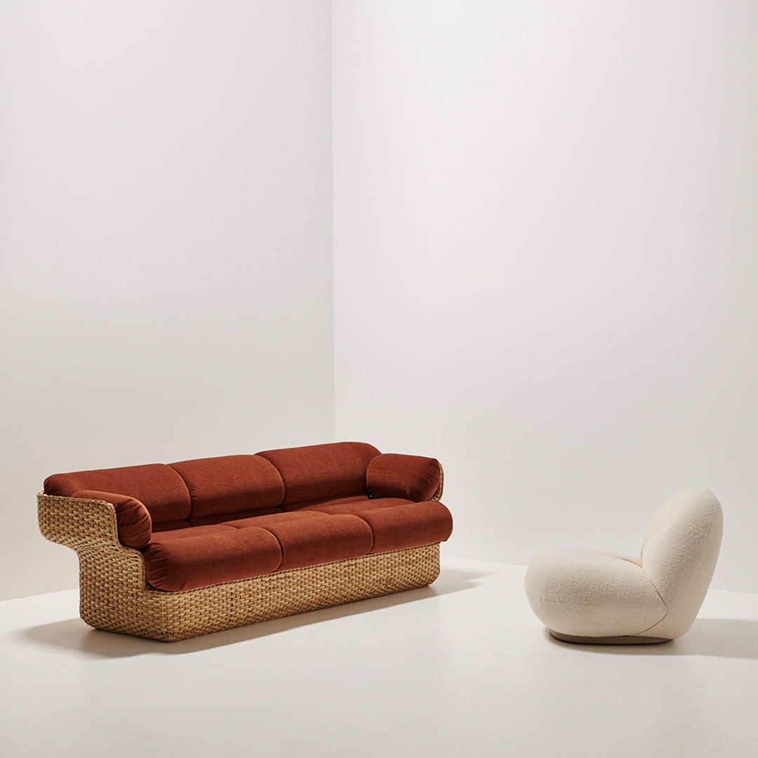 Joe Colombo Basket Sofa by Gubi - Modern Lounge Chair for Living Room, Office & Relaxation Spaces