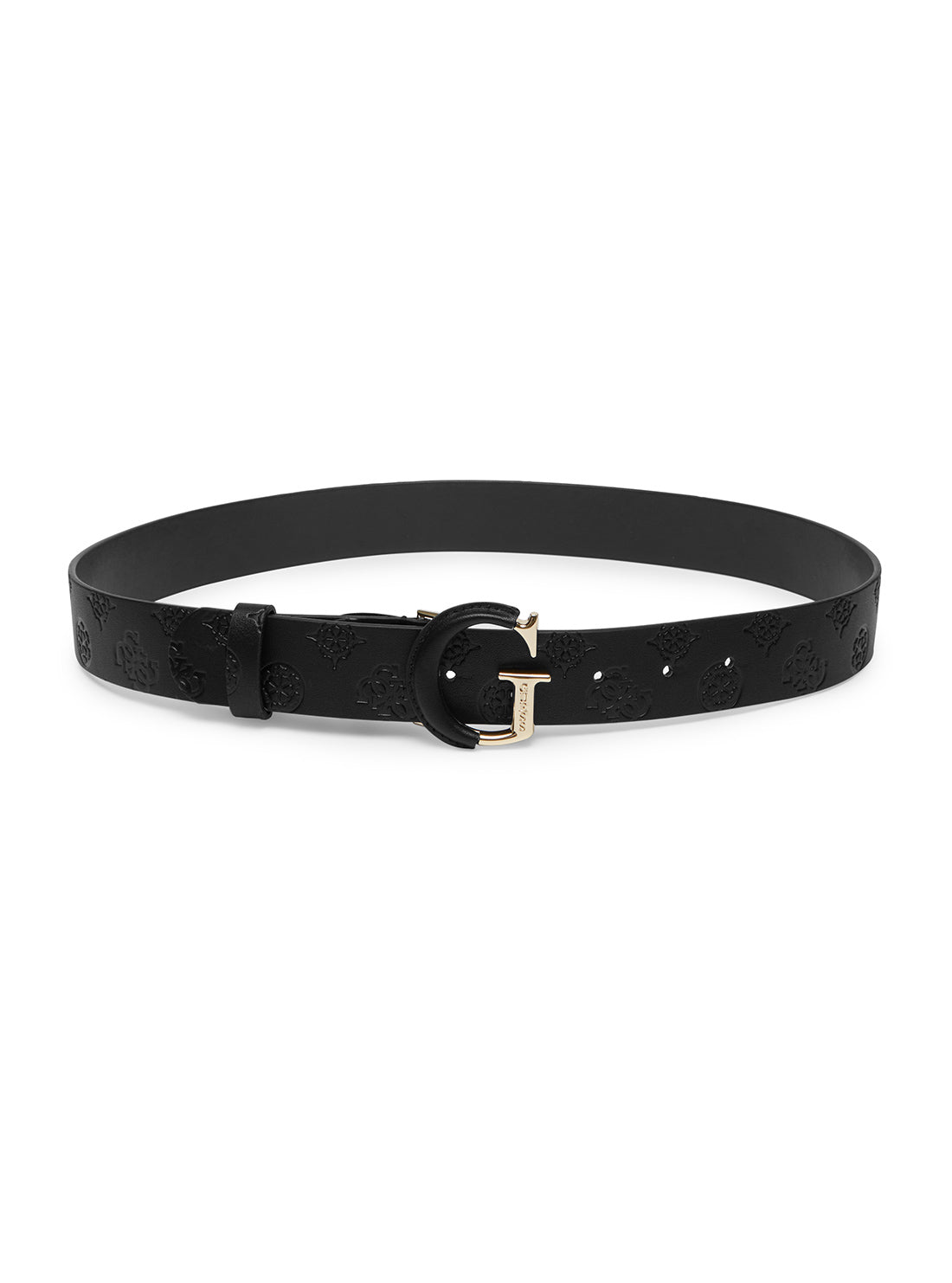 Black Ochre Geva Adjustable Leather Belt for Men - Stylish & Durable Waistband for Jeans, Pants & Casual Wear - Perfect for Everyday Use, Office & Outdoor Activities