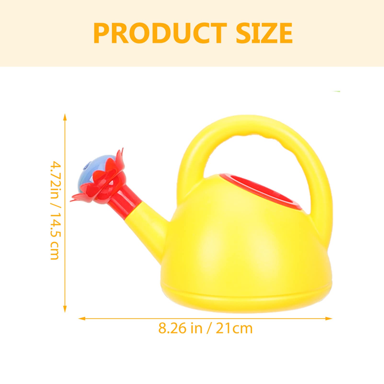 VICASKY 9-Piece Watering Can Set with Lid - Small Pitcher & Water Play Toy for Kids - Durable PP Material - Perfect for Outdoor Play, Bath Time & Sensory Learning Activities