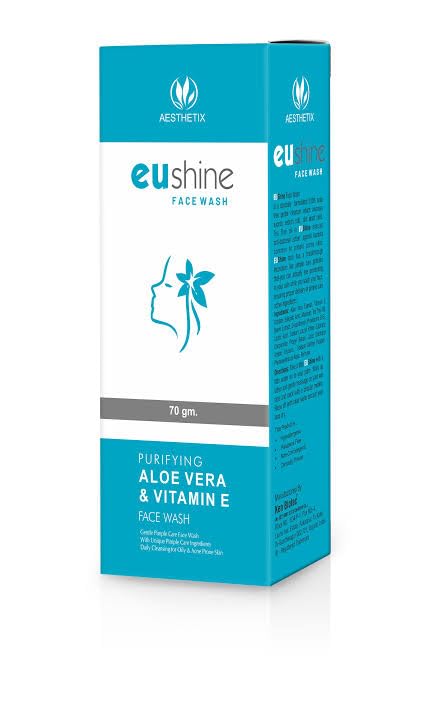 Eushine Facial Cleanser 70g - Gentle Foaming Face Wash for Acne & Oily Skin - Daily Skincare Routine for Men & Women