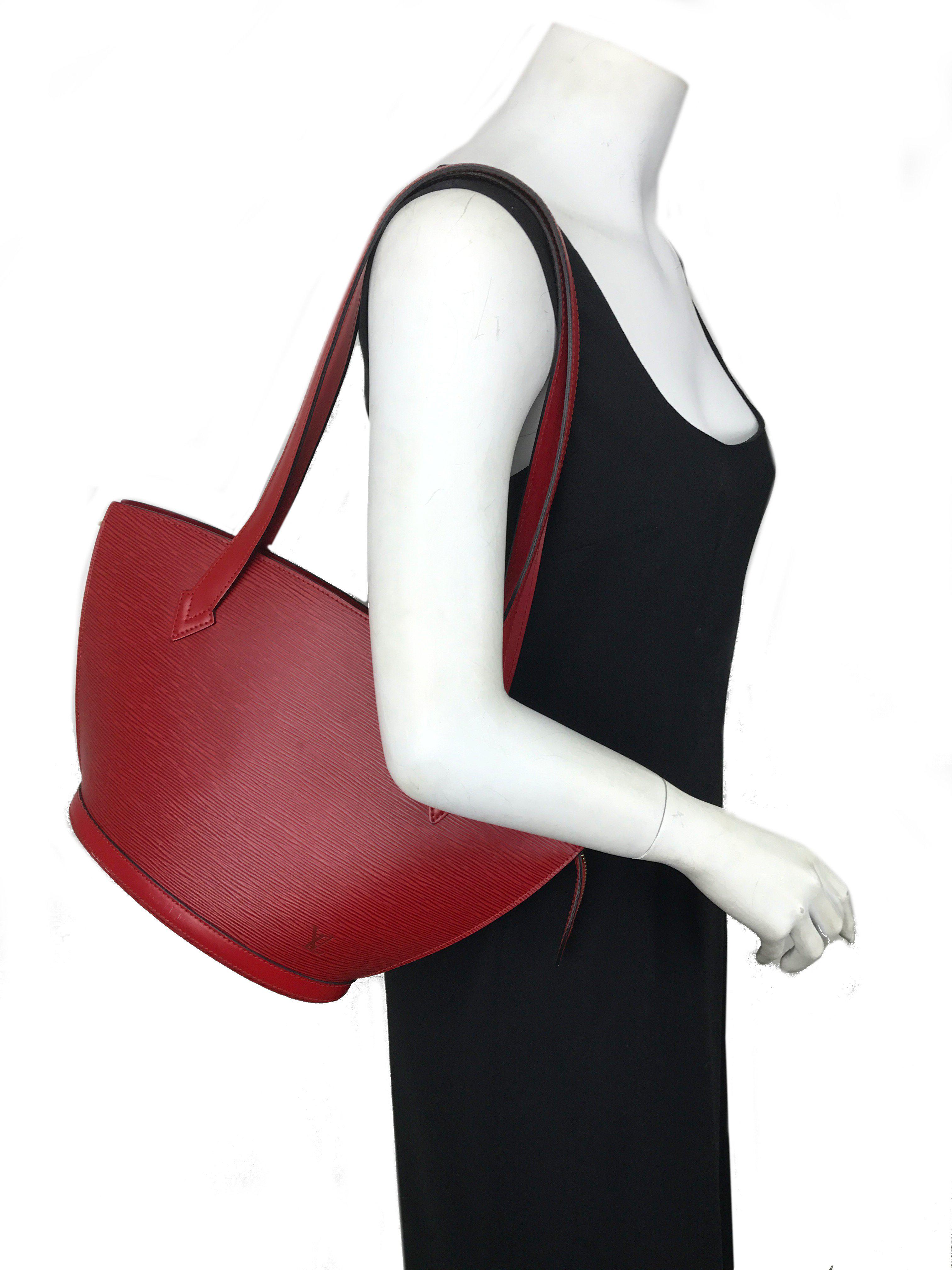 Authentic Louis Vuitton Epi Leather Saint Jacques PM Handbag - Luxury Crossbody Purse for Women | Perfect for Work, Travel & Everyday Use