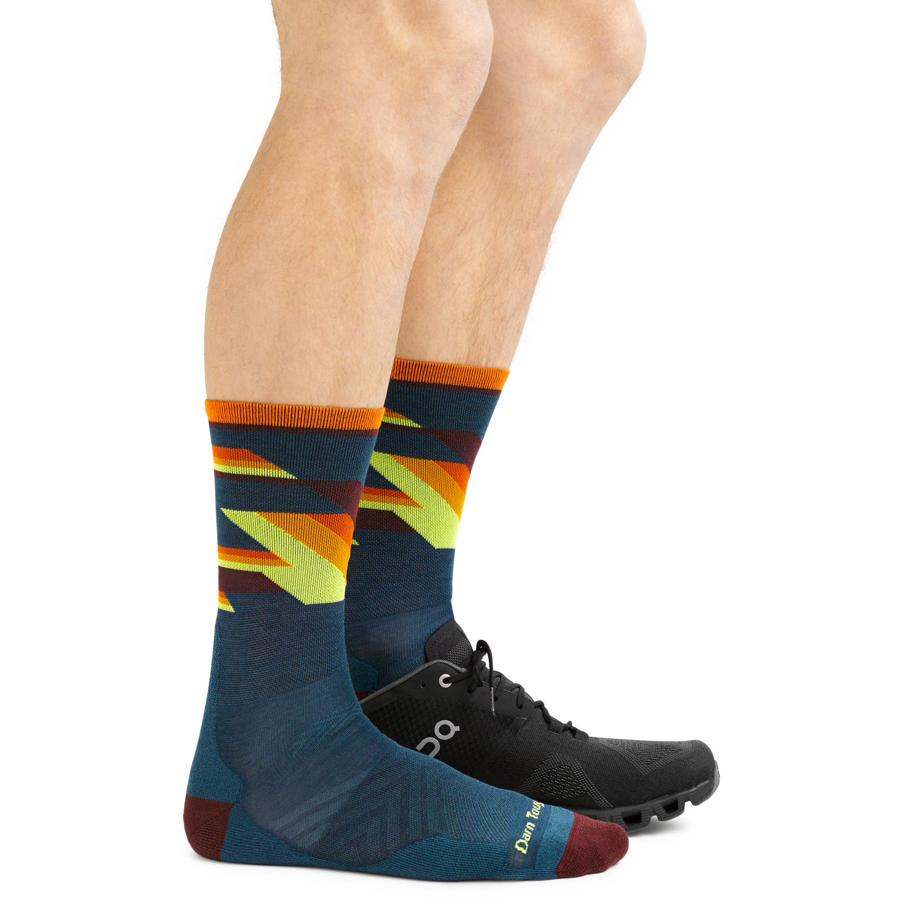 Bolt Micro Crew Ultra Lightweight Running Socks for Men - Breathable Athletic Socks for Jogging, Gym & Marathon Training - D1056M