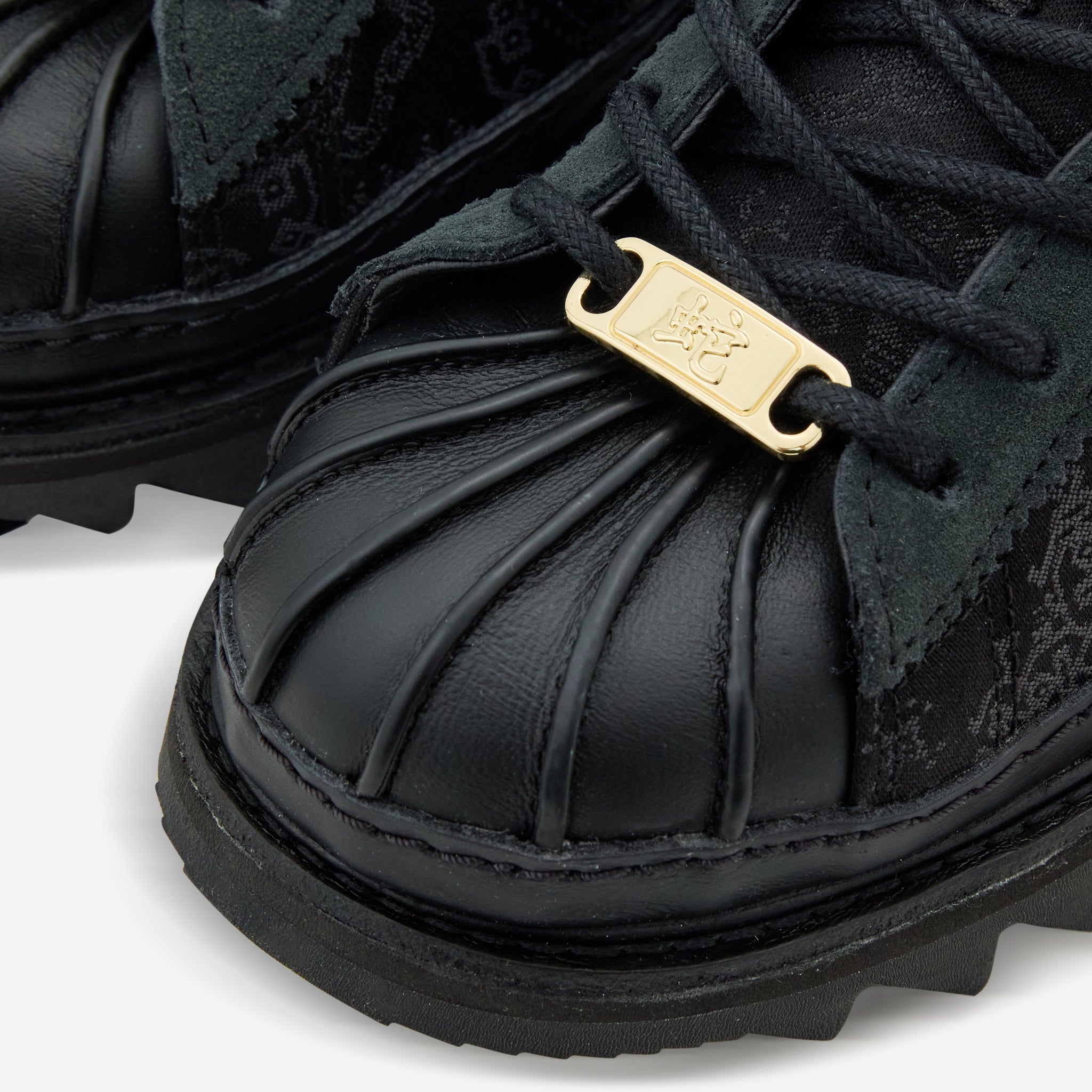 CLOT by Edison Chen x LNY Superstar Core Black Carbon Gold Metallic Sneakers - Limited Edition Streetwear Shoes for Men | Perfect for Urban Fashion & Lunar New Year Celebrations