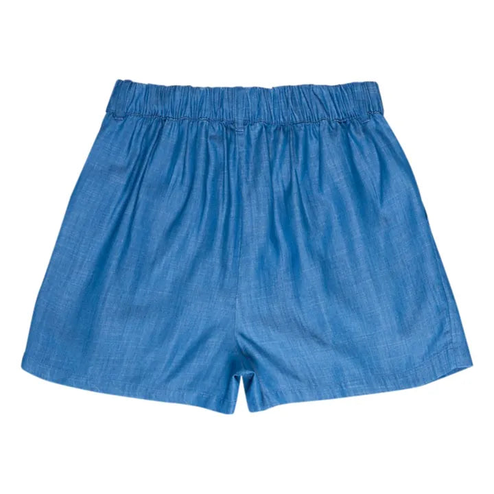 The New Society Micenas Denim Shorts - Women's High Waisted Distressed Denim Shorts for Summer | Perfect for Casual Outfits, Beach Vacations & Music Festivals