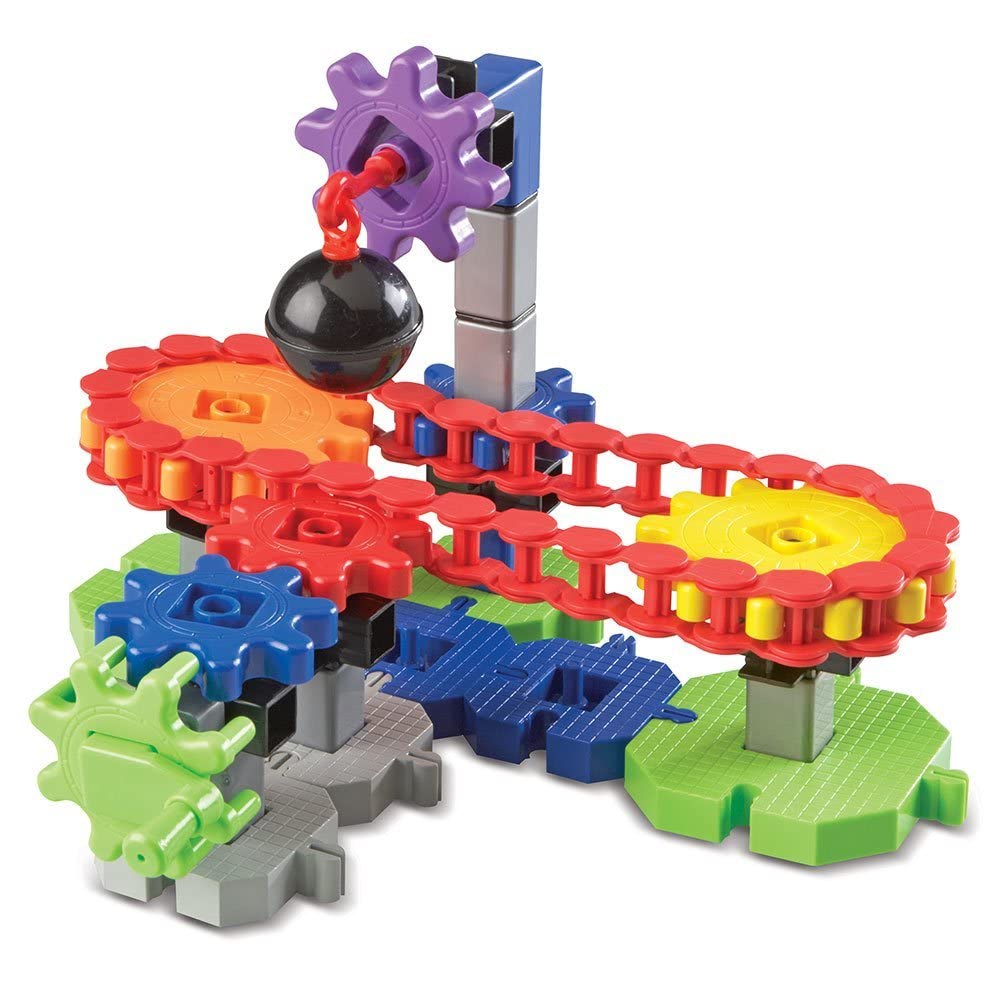 Learning Resources Gears! Gears! Gears! Machines in Motion STEM Building Set - 116 Piece Construction Toy for Kids Ages 5+ | Early Engineering Learning, Puzzle & Creative Play | Perfect for Classroom STEM Activities & Home Learning Fun