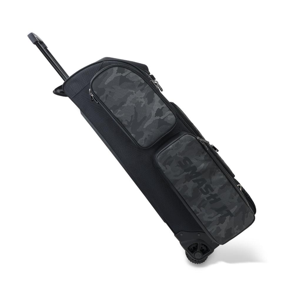 2025 Smash Ops Guerrilla V4 Roller Bag - Black Camo Tactical Luggage for Travel, Gym & Military Use | Durable Wheels & Expandable Design