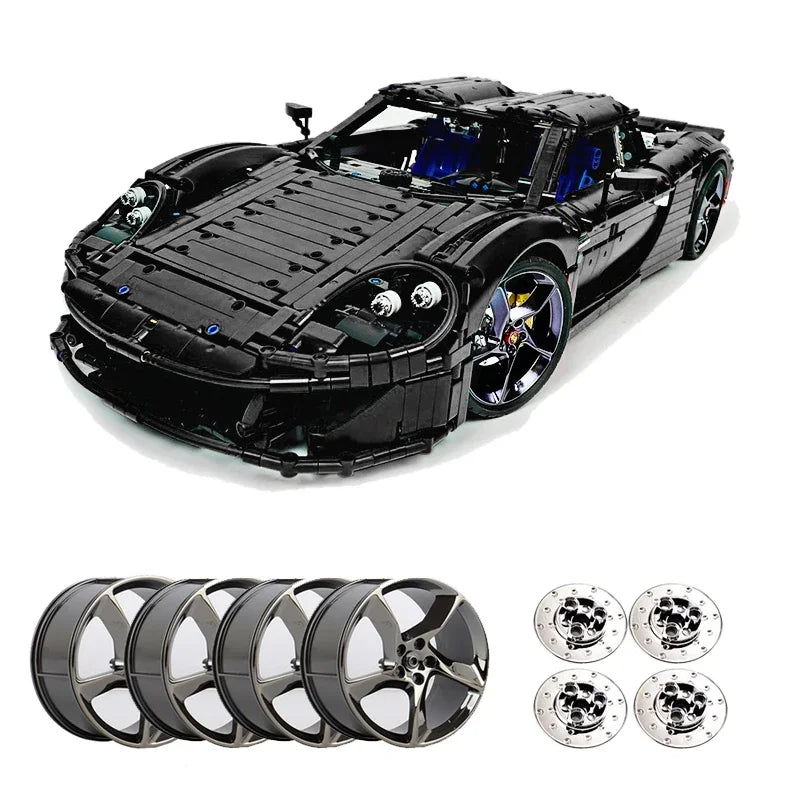 3797PCS MOC 131400 Porsche Carrera GT Building Blocks Set - Premium Collector's Model Car Kit for Adults & Teens - Perfect for Display, Gifts & DIY Car Enthusiasts