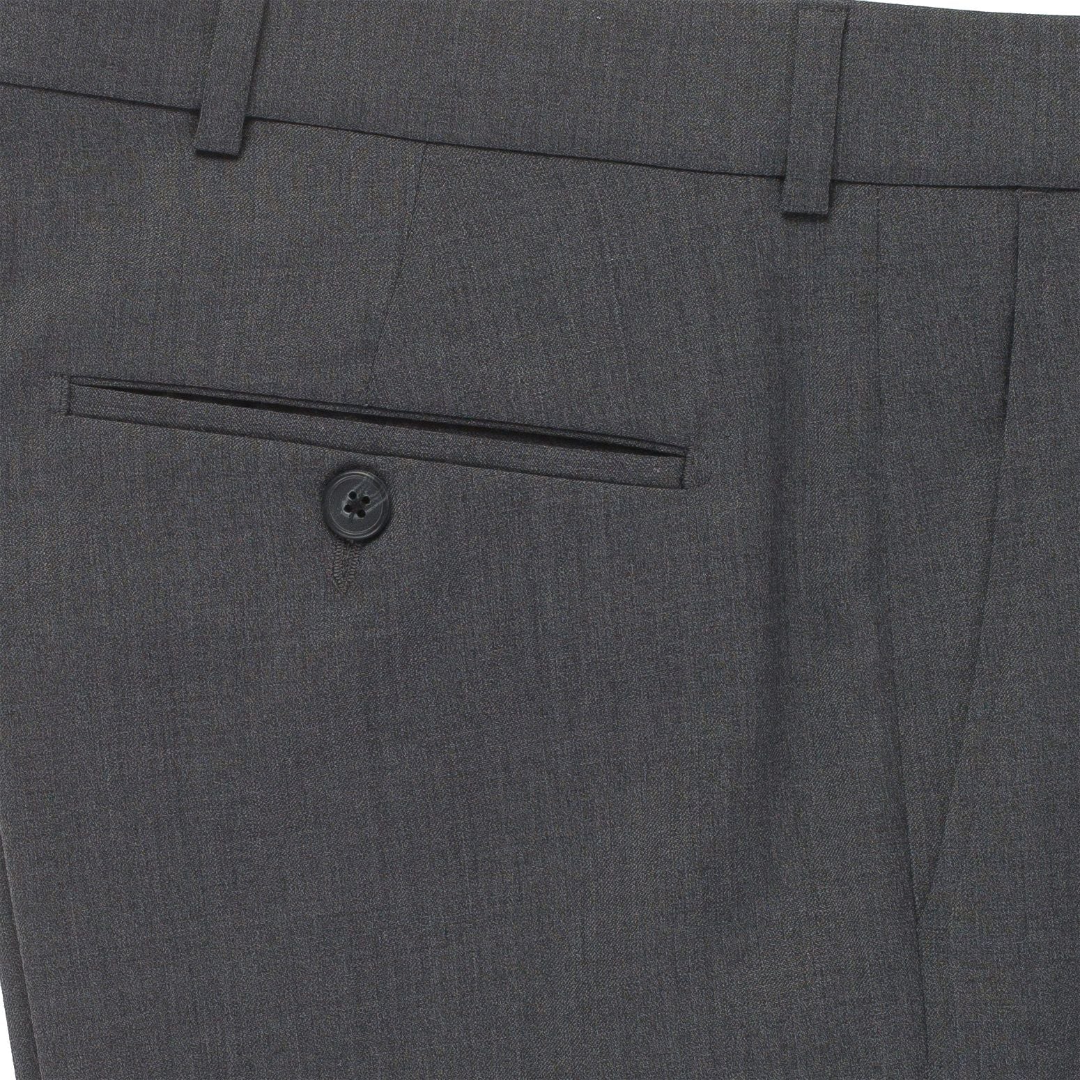 Allen Oniel Grey Harness Dress Pants for Men - Classic Formal Office Wear & Business Attire | Perfect for Weddings, Interviews & Professional Events