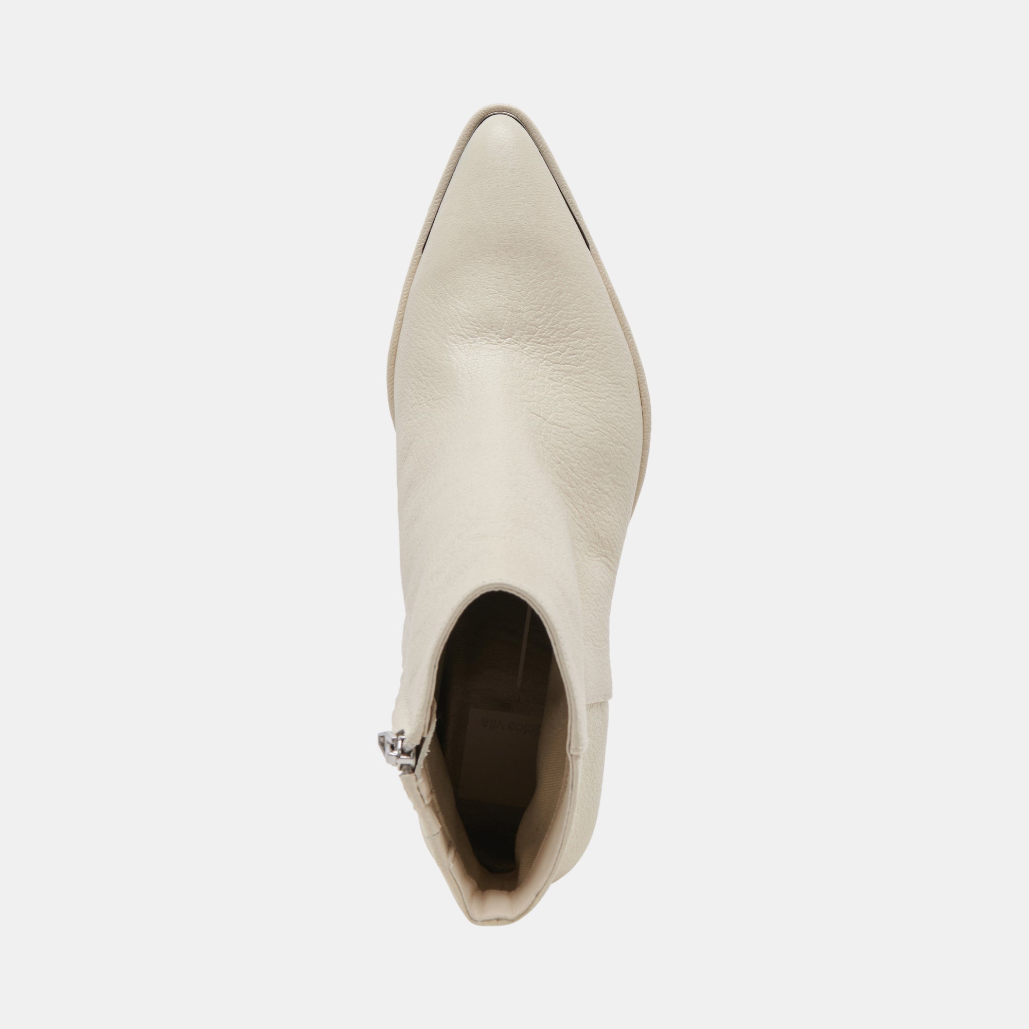 NONAH Women's Ivory Leather Booties - Comfortable & Stylish Ankle Boots for Fall & Winter Fashion | Perfect for Casual Outfits, Office Wear & Date Nights