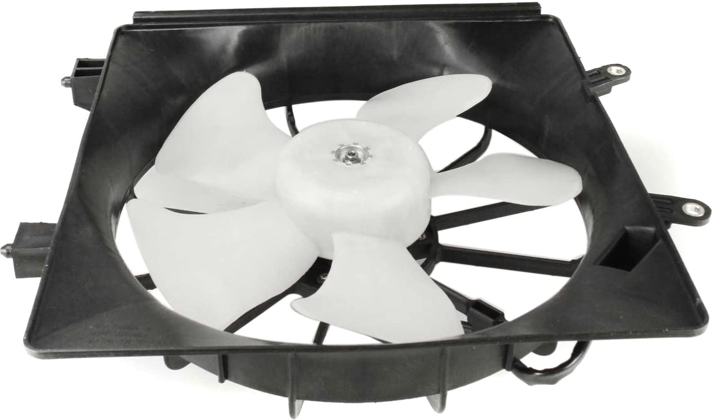 Go-Parts Radiator Fan Shroud Assembly - Right (Passenger) Side Compatible with 2001-2005 Honda Civic 1.7L (Non-Hybrid) | Denso Type Replacement Part | Perfect for Engine Cooling System Repair & Maintenance