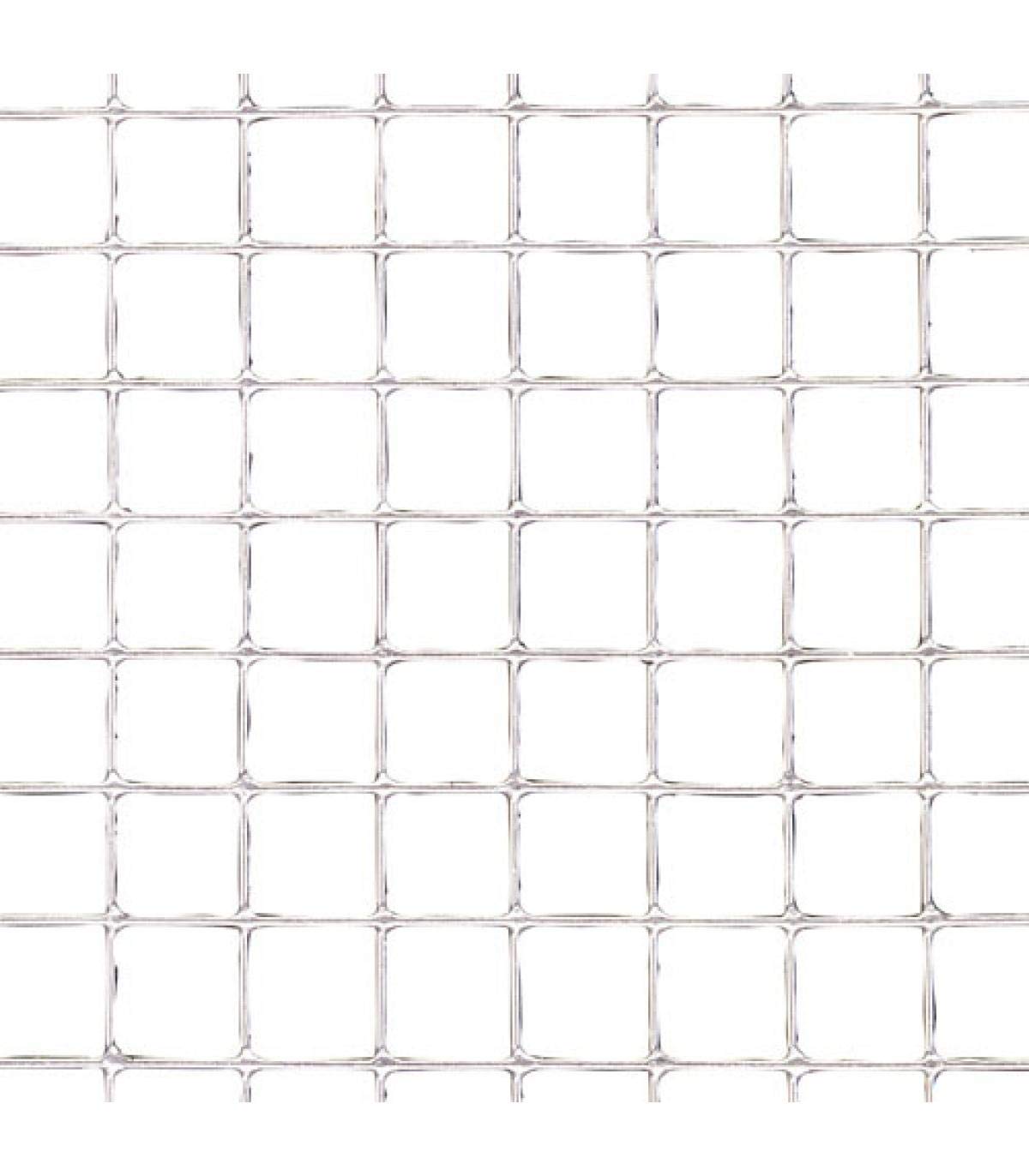 Galvanized Welded Wire Mesh 13x13 / 100 cm, 25 Meter Roll - Heavy Duty Fencing for Gardens, Construction & DIY Home Projects