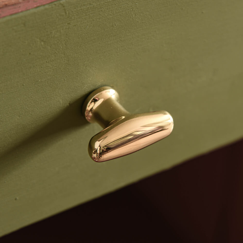 Polished Brass Elegance Cabinet Knob - Vintage Style Drawer Pulls for Kitchen & Bathroom - Perfect for Home Renovation and Furniture Upgrade