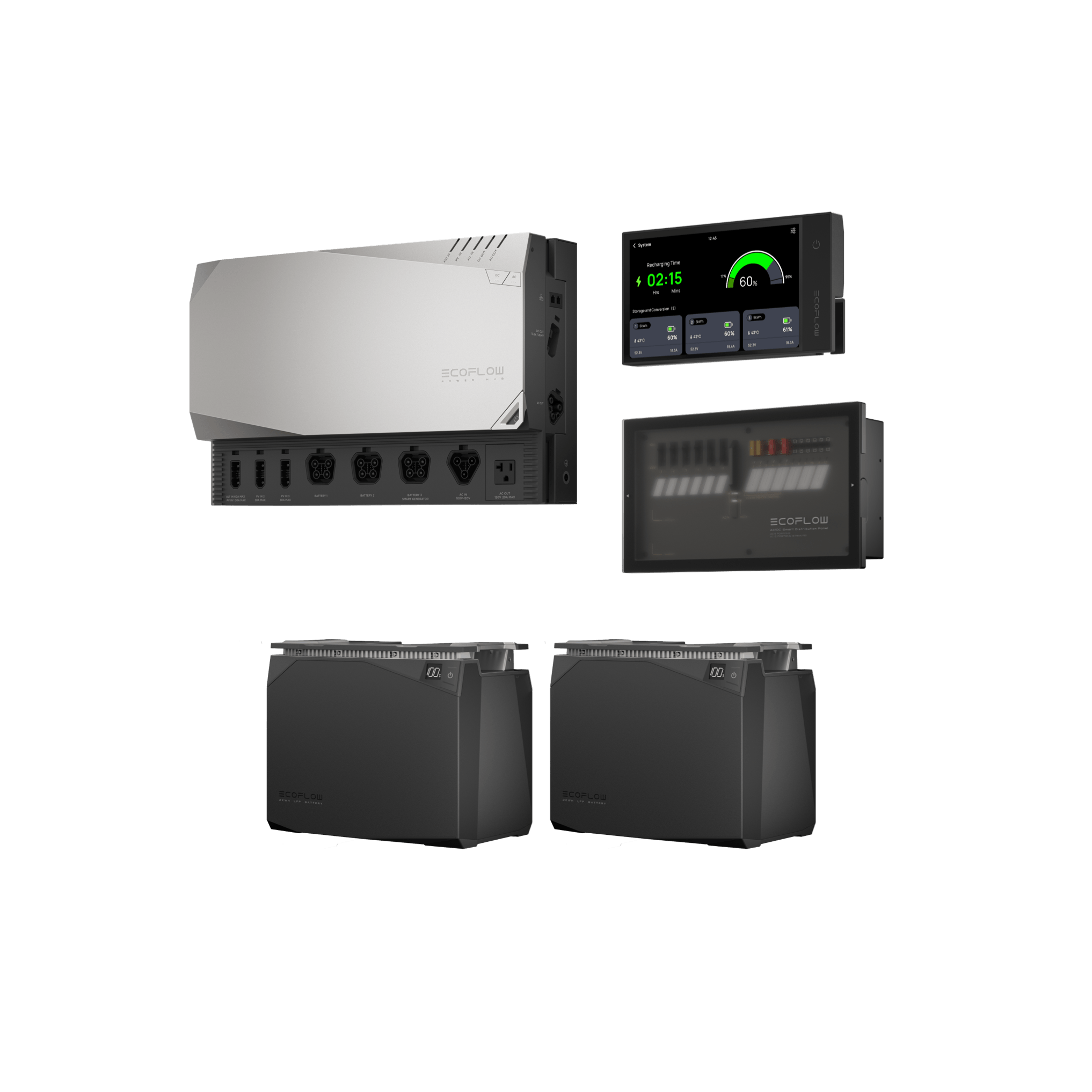 EcoFlow 4kWh Solar Power Kit - Portable Home Battery Backup System for Off-Grid Living, Camping & Emergency Power Outages