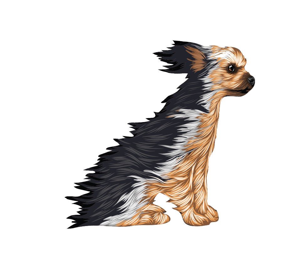 Yorkshire Terrier Decal - High-Quality Vinyl Sticker for Cars, Laptops & Windows - Perfect for Pet Lovers & Home Decor
