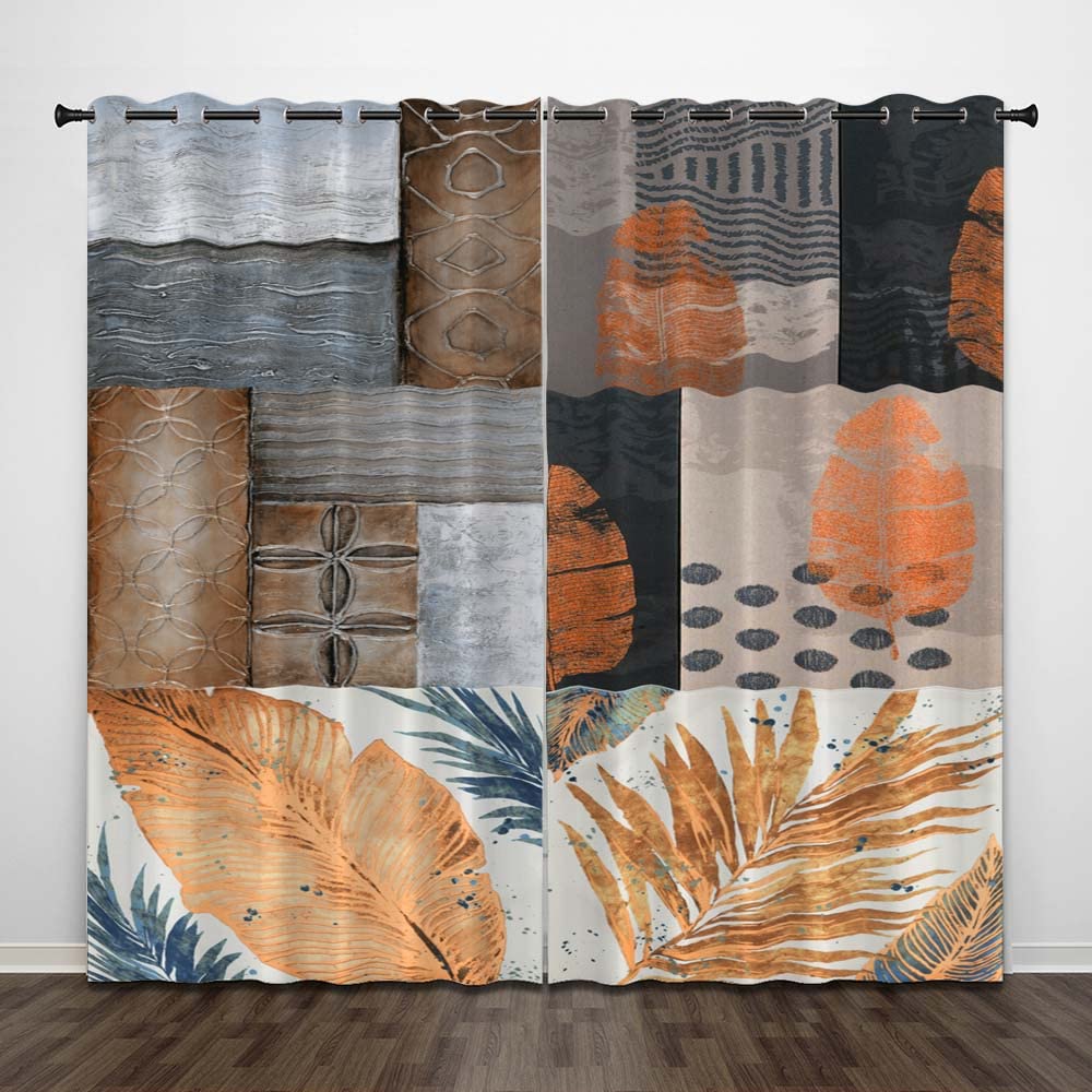 Abstract Window Valance Curtains 42x63