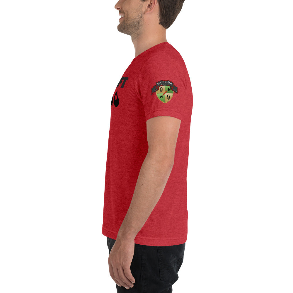 Bushcraft AF Short Sleeve T-Shirt for Men - Outdoor Adventure & Camping Shirt - Durable Quick-Dry Hiking Tee for Summer Activities