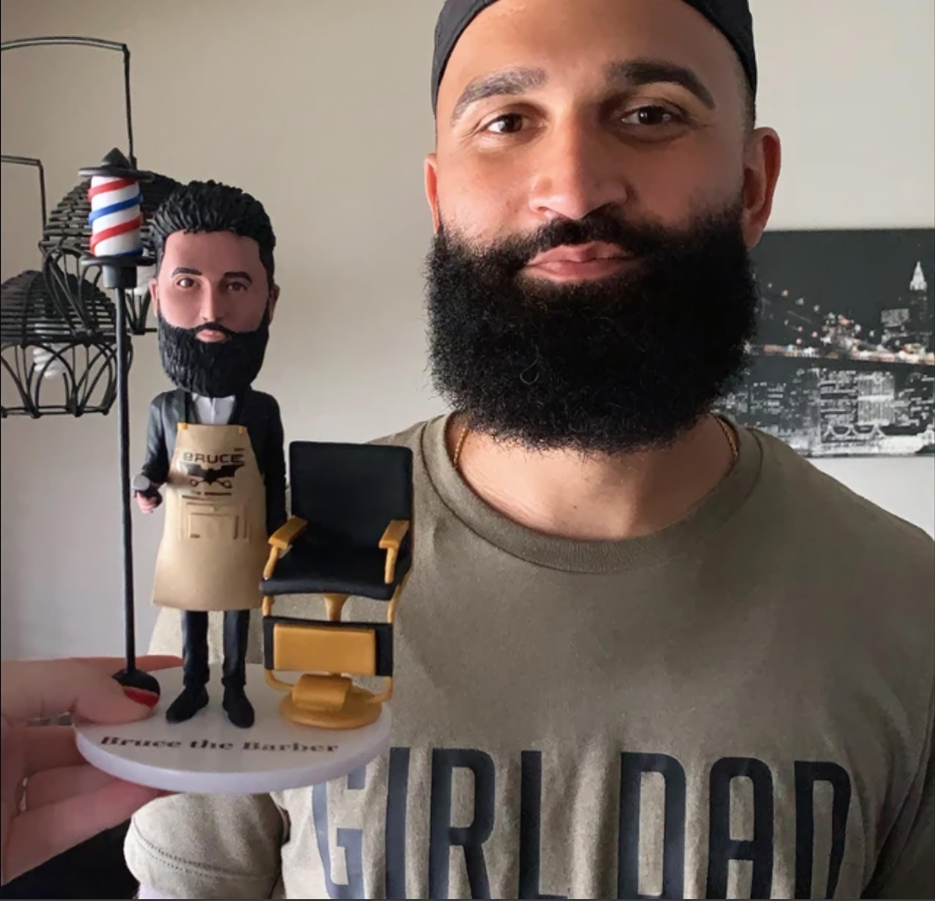 Custom Golf Bobblehead - Personalized Golf Gifts for Men | Unique Golf Lover Present | Funny Boss Gift for Golf Enthusiasts | Perfect for Office Desk, Birthday & Retirement Gifts