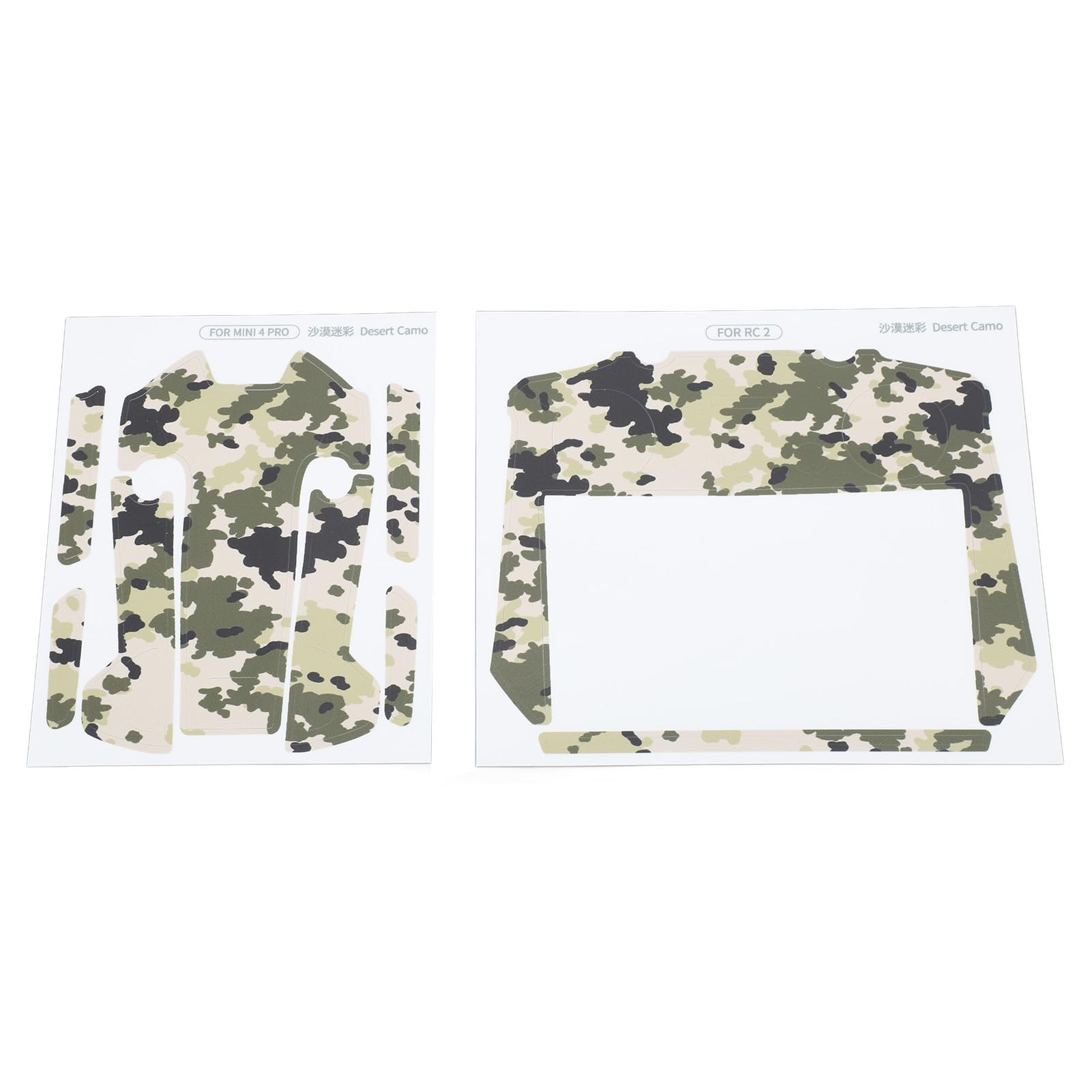 Huairdum Easy Peel Drone Stickers Kit - Guide Slot Design for DJI Mini 4 Pro (Type 5) | Protective Decals for Aerial Photography & Drone Customization