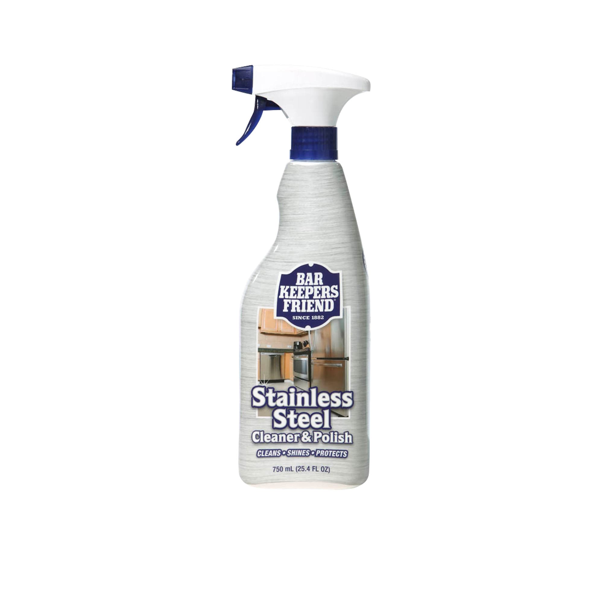 BAR KEEPERS FRIEND Stainless Steel Cleaner & Polish - Removes Rust, Stains & Scratches (11355) - Perfect for Kitchen Appliances, Cookware & Outdoor Grills