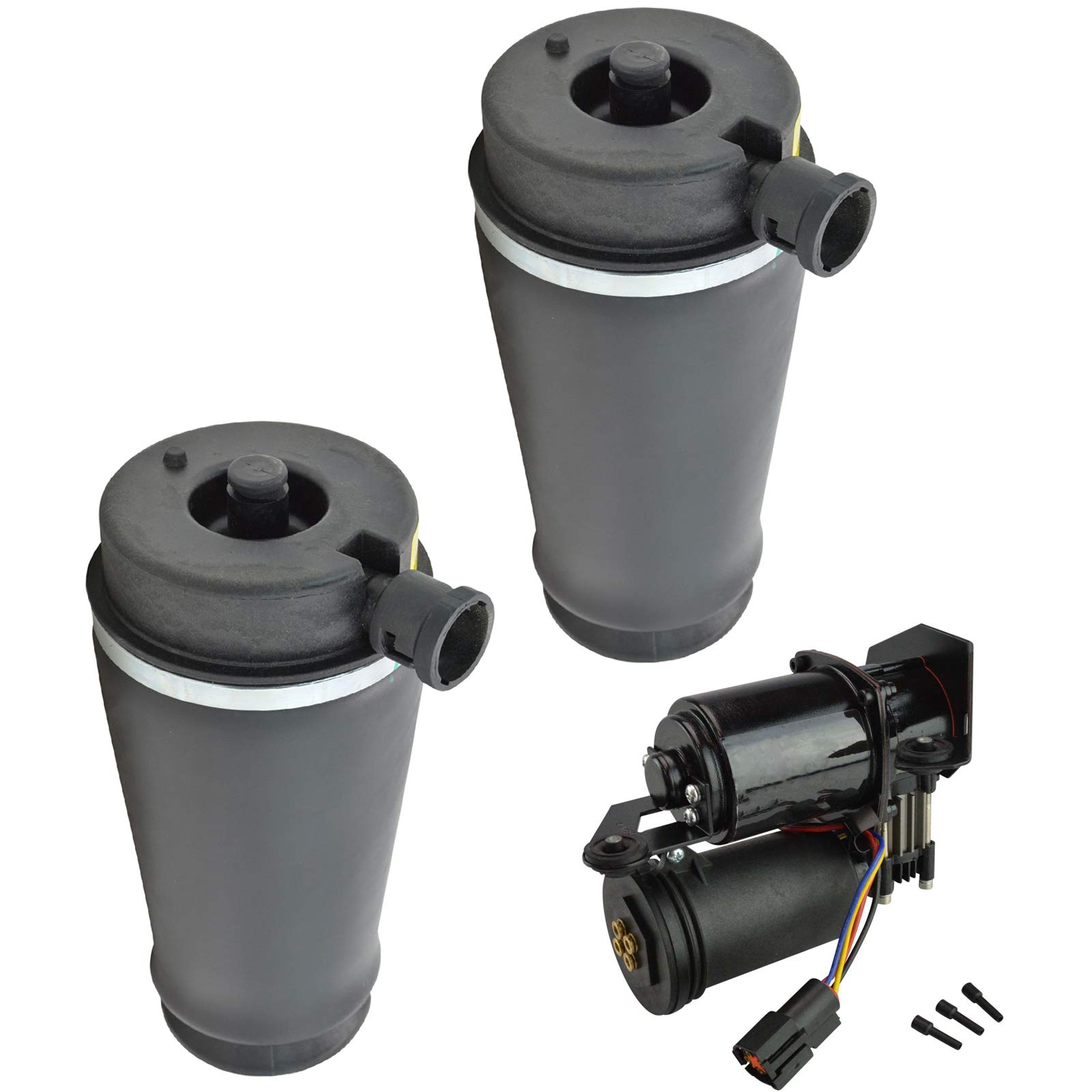 TRQ Air Suspension Kit - Air Ride Suspension Compressor & Air Spring for 1997-2002 Ford Expedition & 1998-2002 Lincoln Navigator - Improve Ride Comfort & Load Handling for Trucks & SUVs