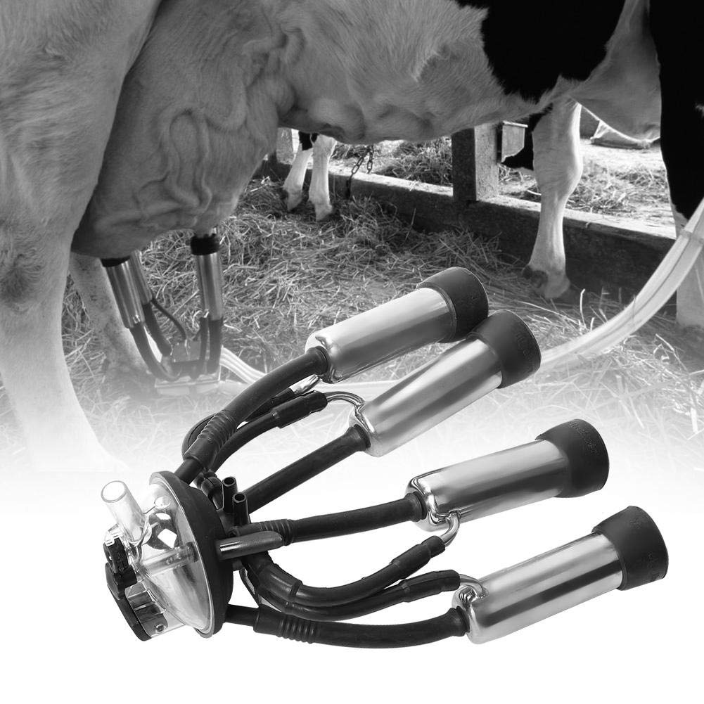 240CC Cow Milking Cluster Replacement - Durable Milking Machine Cup Set with Milk Claw for Dairy Farm Use | Ideal for Herd Management & Milk Production