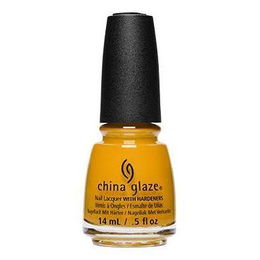 China Glaze Mustard The Courage Nail Polish 0.5 oz #84296 - Vibrant Mustard Yellow Nail Color for Everyday Wear & Special Occasions