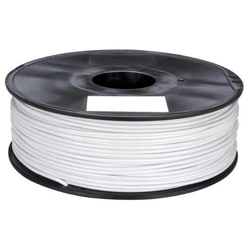 Velleman ABS175W1 ABS Filament 1.75mm, 1kg Spool, White - High-Quality 3D Printing Filament for DIY Projects, Prototyping & Home Use (Grades 1-12 Compatible)