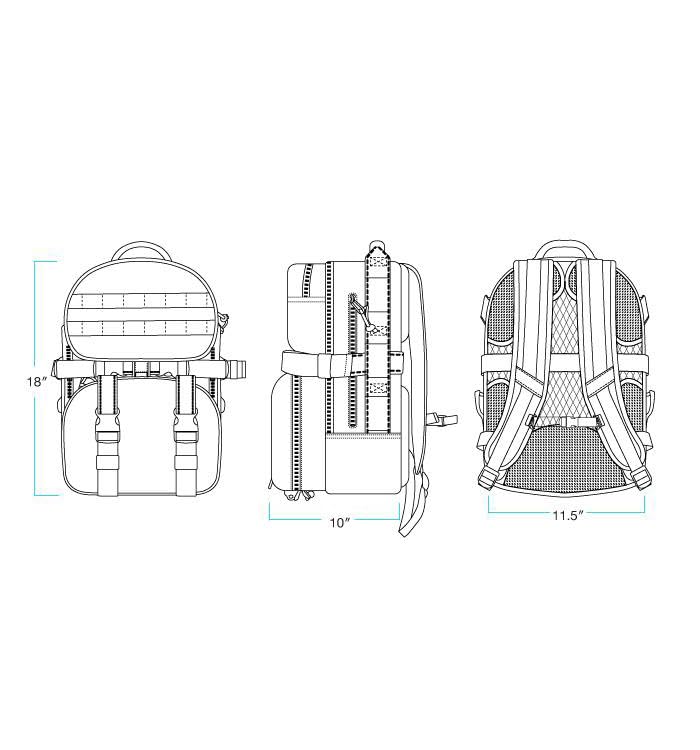 Biltwell EXFIL-48 Tactical Backpack for Men - Durable Waterproof Hiking Backpack with Laptop Compartment - Perfect for Outdoor Adventures, Travel & Daily Commute