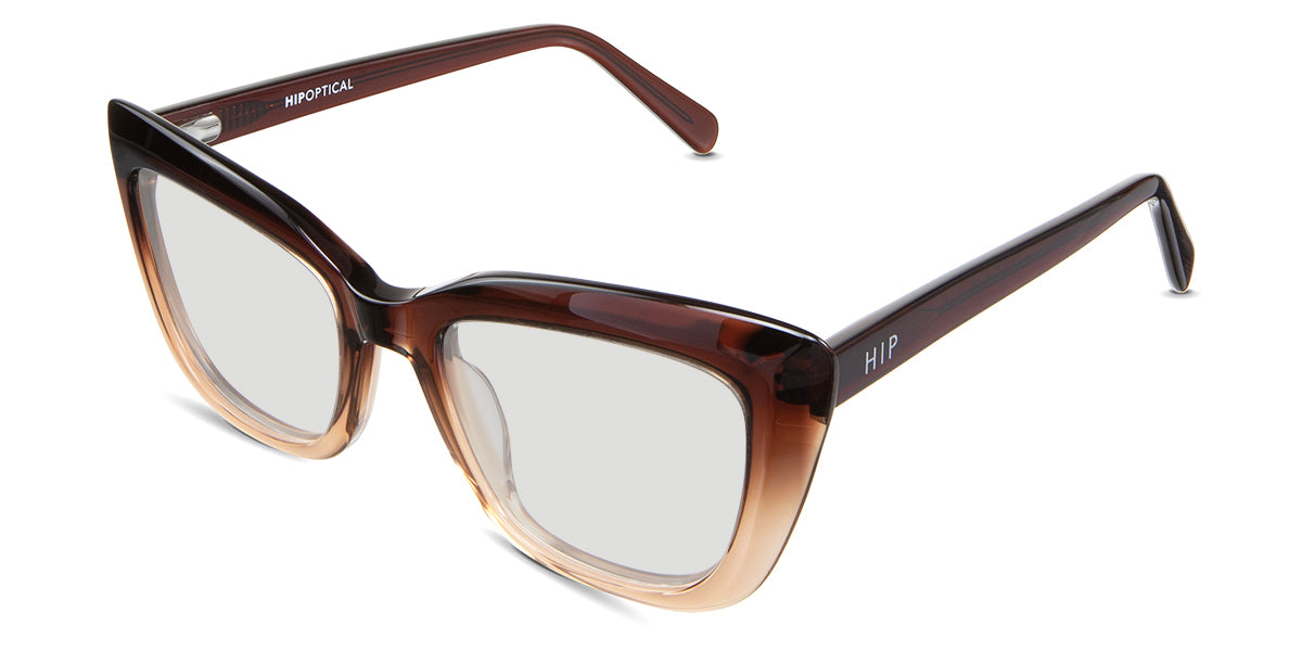 LESA Women's Prescription Tinted Glasses - Stylish & UV Protection for Reading, Driving & Outdoor Activities