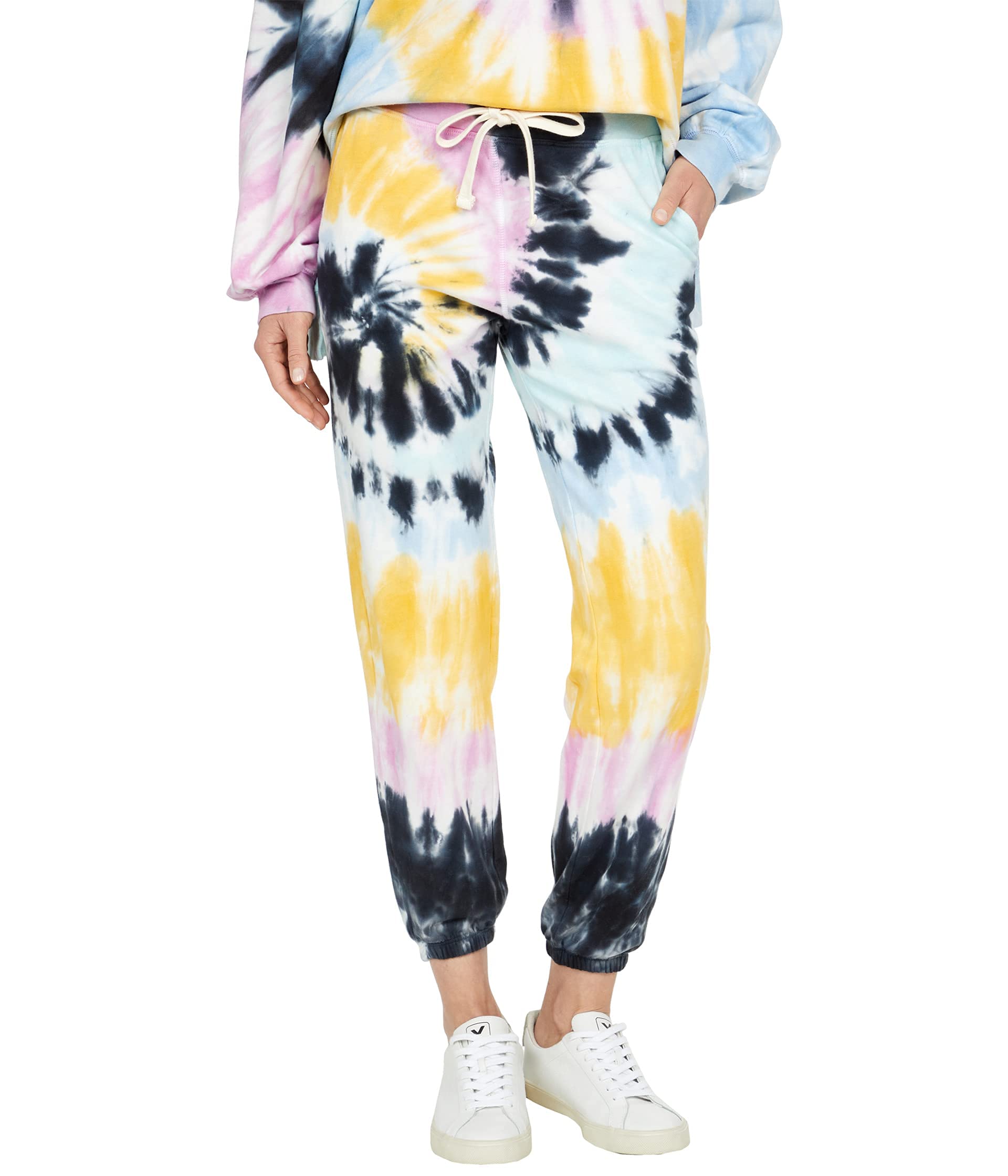 Electric & Rose Pacifica Joggers - Women's Soft High Waisted Lounge Pants for Yoga, Running, Travel & Home Comfort