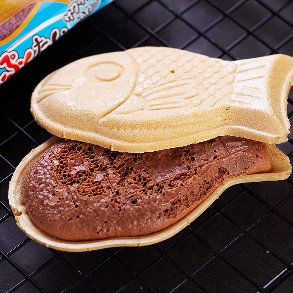 Original Flavor Taiyaki - Authentic Japanese Wagashi Sweet, Traditional Asian Dessert Snack (0.6oz x 2 Pack) - Perfect for Afternoon Tea, Gift Giving & Daily Snacking