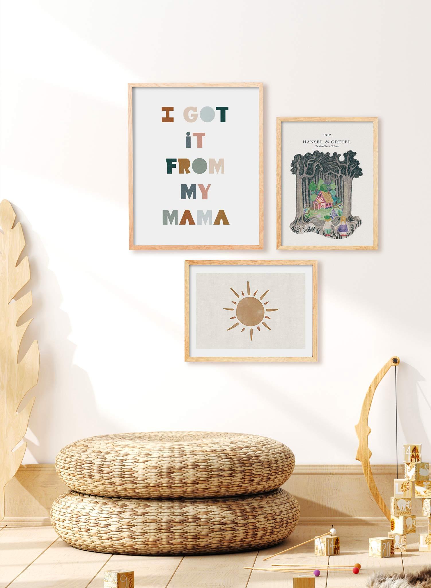 Hansel & Gretel Poster - Classic Fairy Tale Wall Art for Kids' Rooms, Nursery Decor, and Storybook Themed Spaces