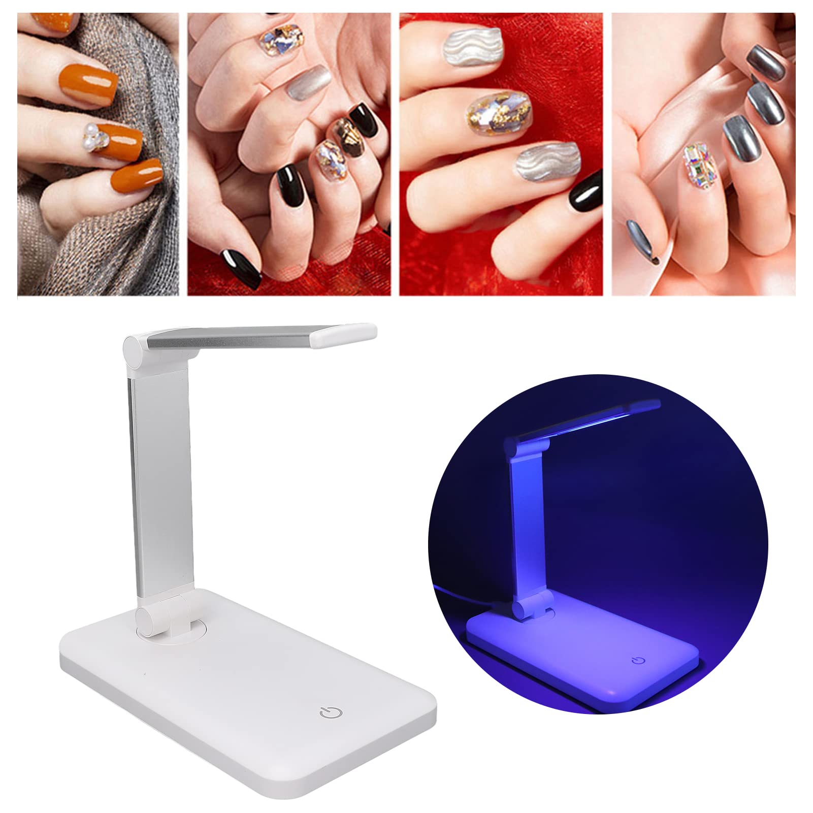 Professional UV LED Nail Lamp for Gel Polish - Adjustable Angle 48W Drying Light for Home & Salon Manicure - Perfect for Nail Art, Acrylics & DIY Gel Nail Extensions
