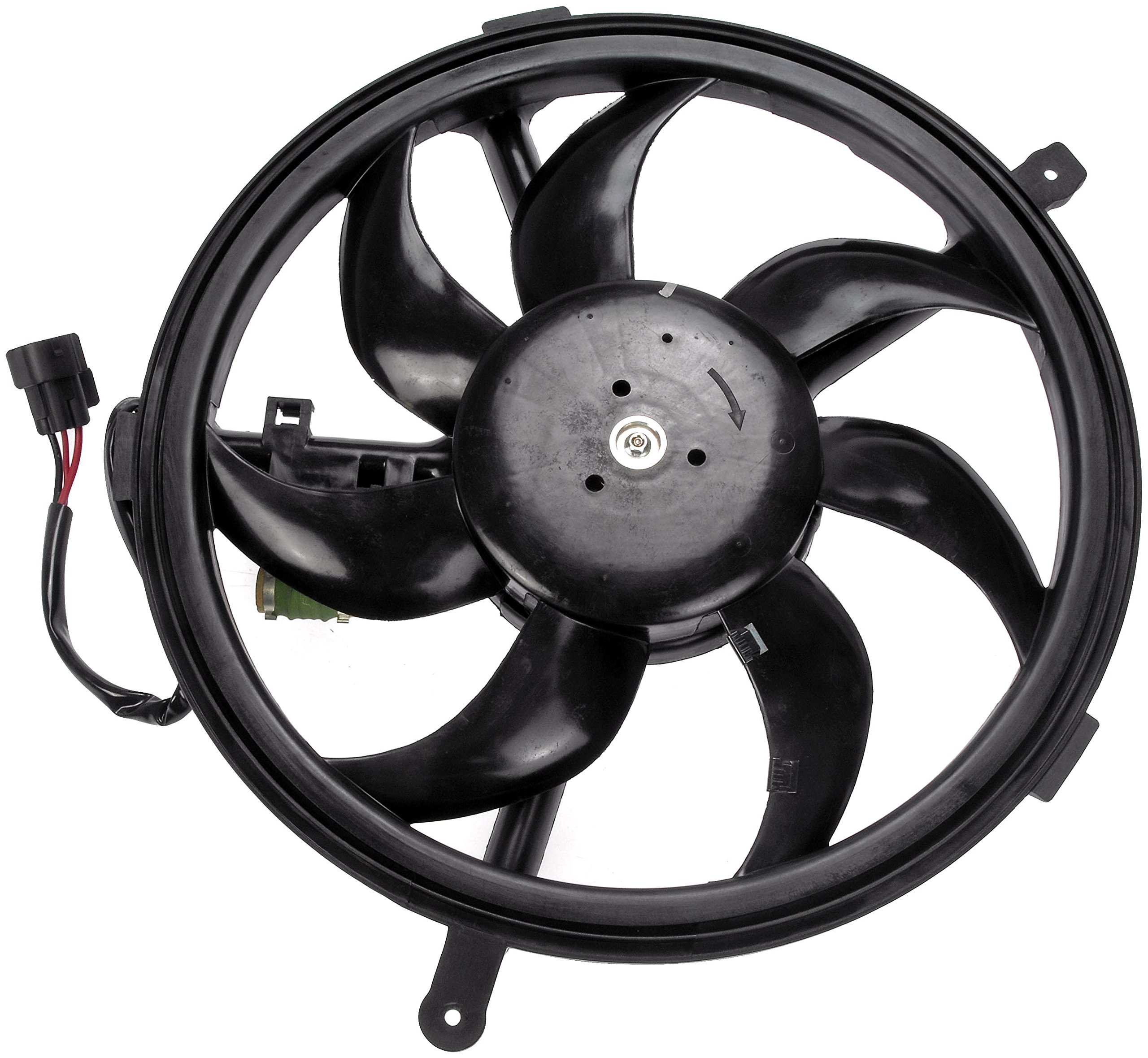 Dorman 620-911 Engine Cooling Fan Assembly Replacement for Mini Cooper - High Performance Cooling System Part for BMW Mini R50 R52 R53 - Perfect for Hot Weather & Stop-and-Go Traffic