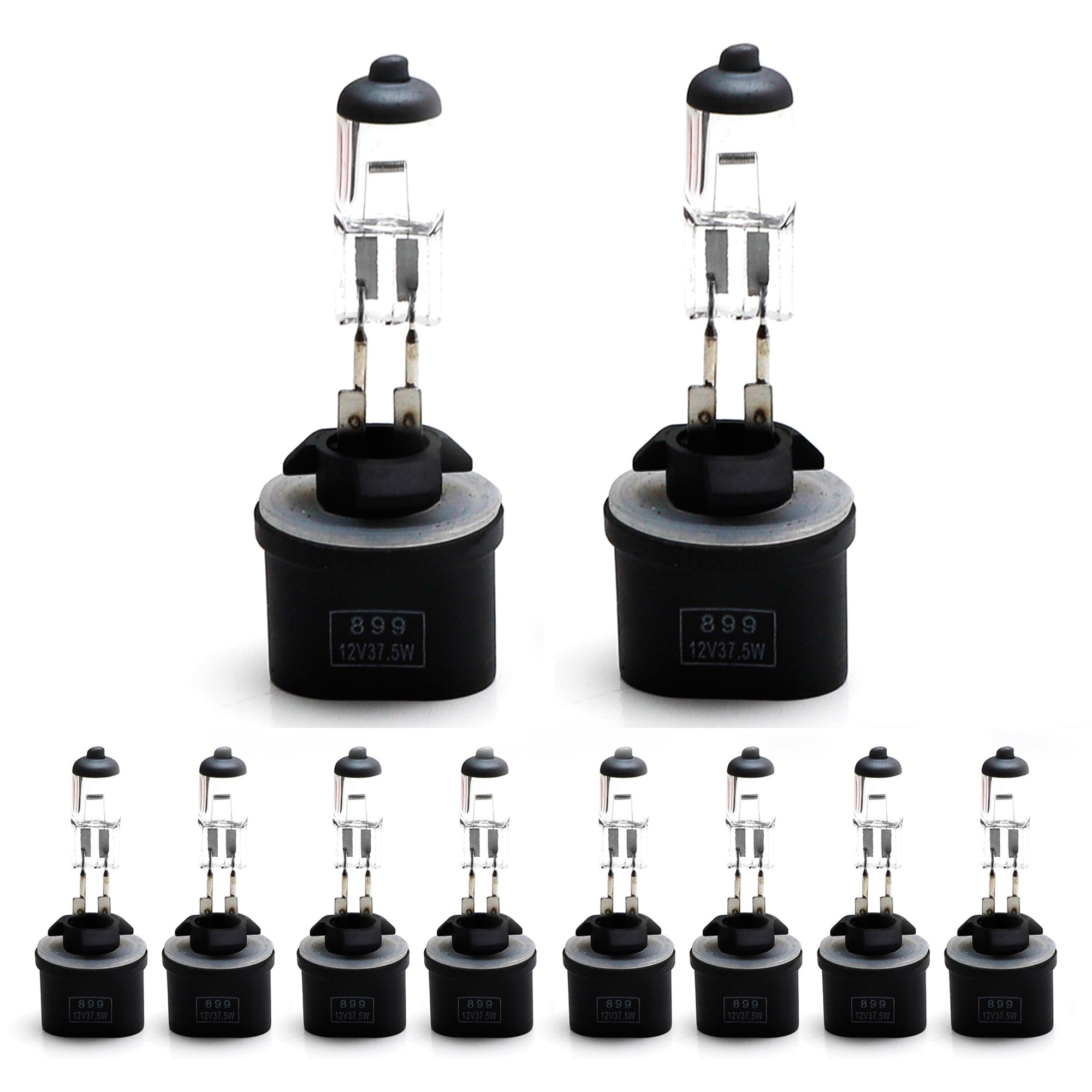 5-Pack 37W 880/881/889 Halogen Replacement Bulbs - Clear Lens for Auto Headlights & Fog Lights - Perfect for Night Driving and Low Visibility Conditions