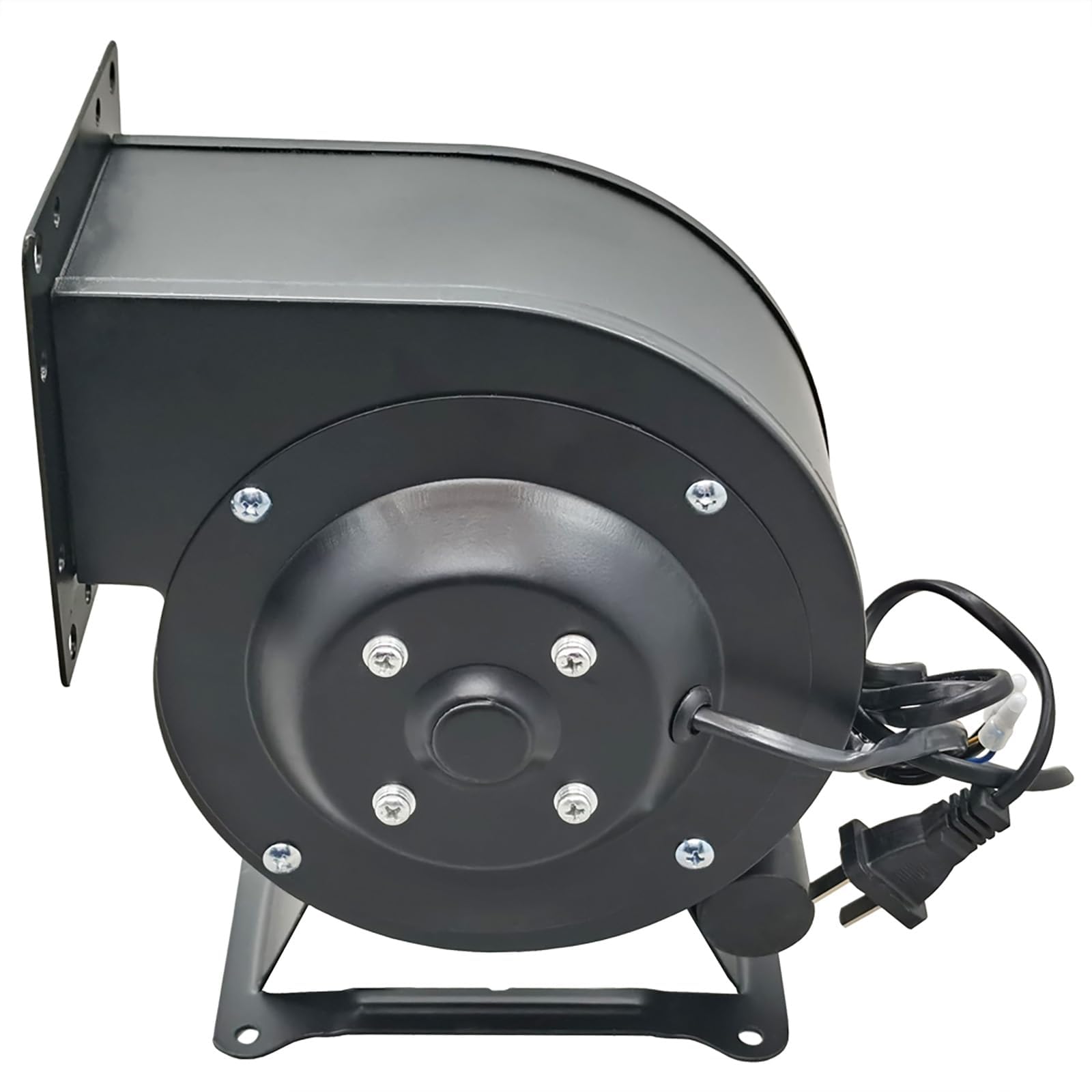 120W Small Centrifugal Blower Fan - 2600 RPM High Speed Airflow for Wood Boiler Furnace, Heat Dissipation & Air Purification | Compact Design for HVAC, Industrial Equipment & Home Ventilation Systems
