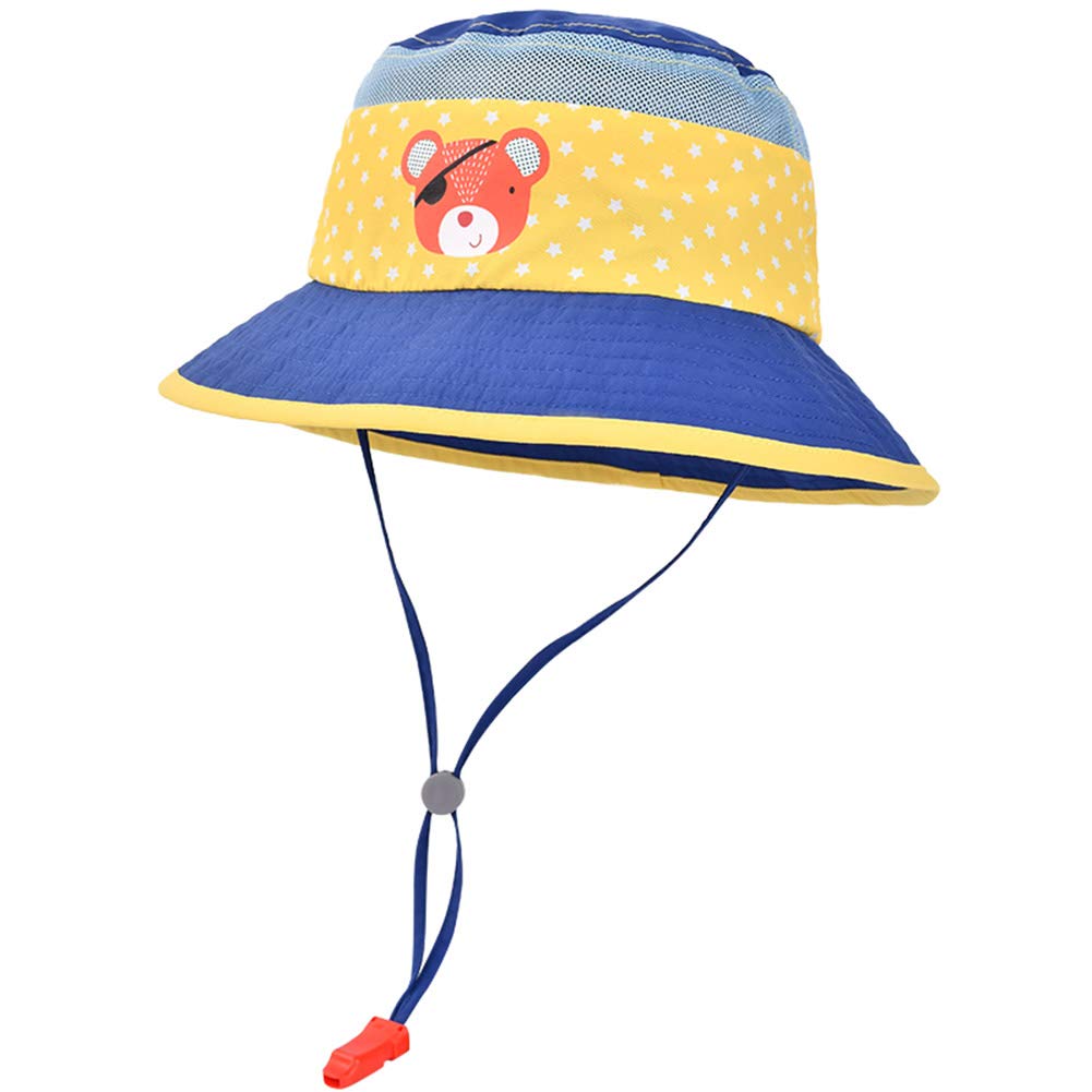 **Aida Bz Summer Baby Girls Sun Hat - Foldable, Breathable Mesh Fisherman Cap with UV Protection for 3-6 Year Olds - Perfect for Beach, Park & Outdoor Play**
