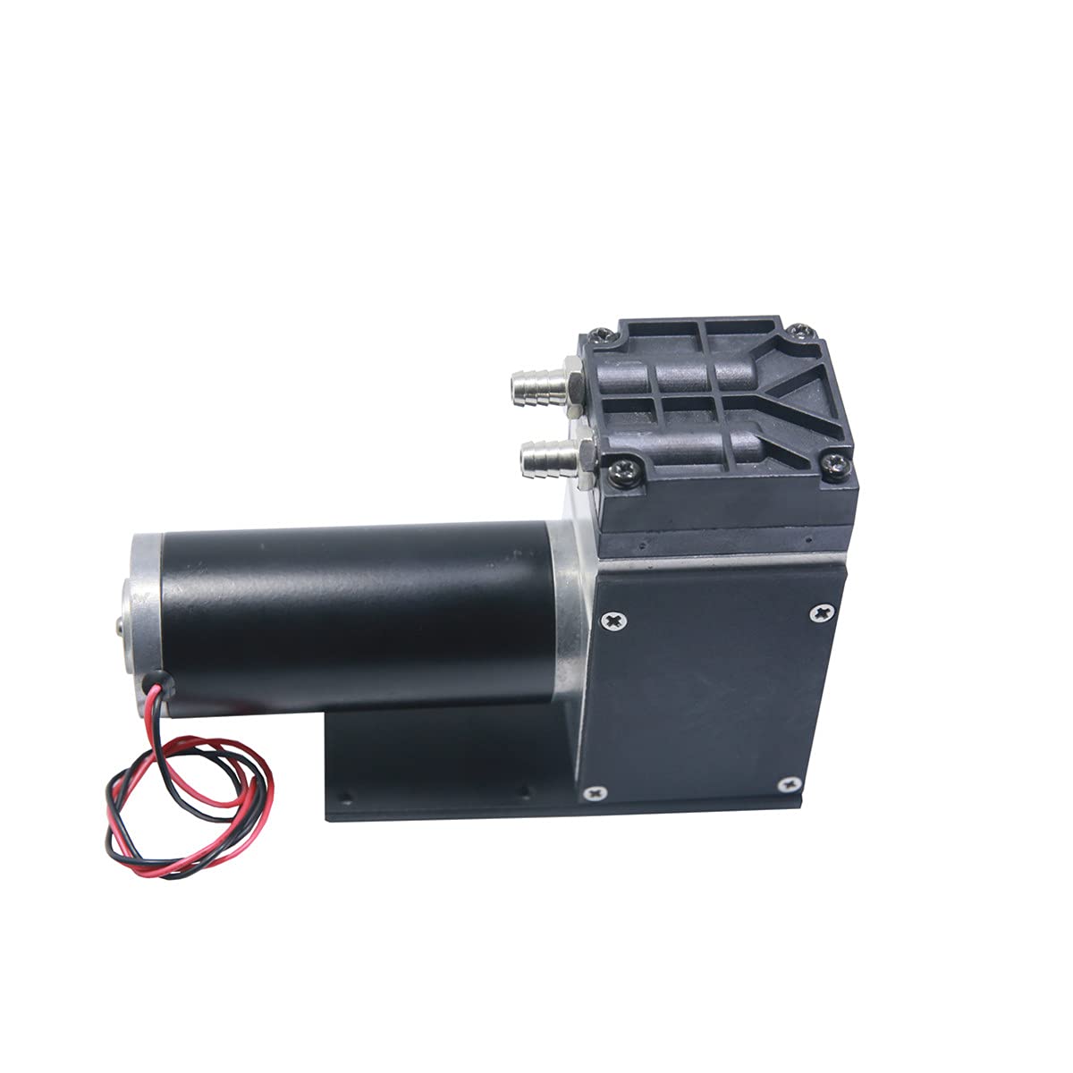 12V DC High Vacuum Pump 15L Brushed Micro Oil-Free -85Kpa for Laboratory, Medical Equipment, HVAC Systems | Perfect for Vacuum Sealing, Steam Extraction & Scientific Experiments