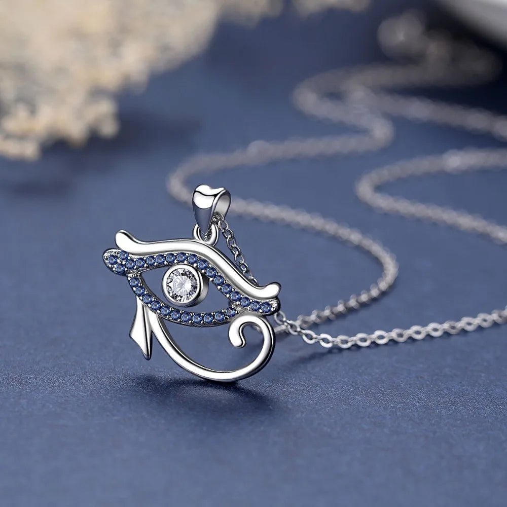 Eye of Ra Necklace - Ancient Egyptian Symbol Pendant for Men & Women - Perfect for Spiritual Protection, Fashion Jewelry & Gift Giving - Ideal for Meditation, Yoga & Everyday Wear