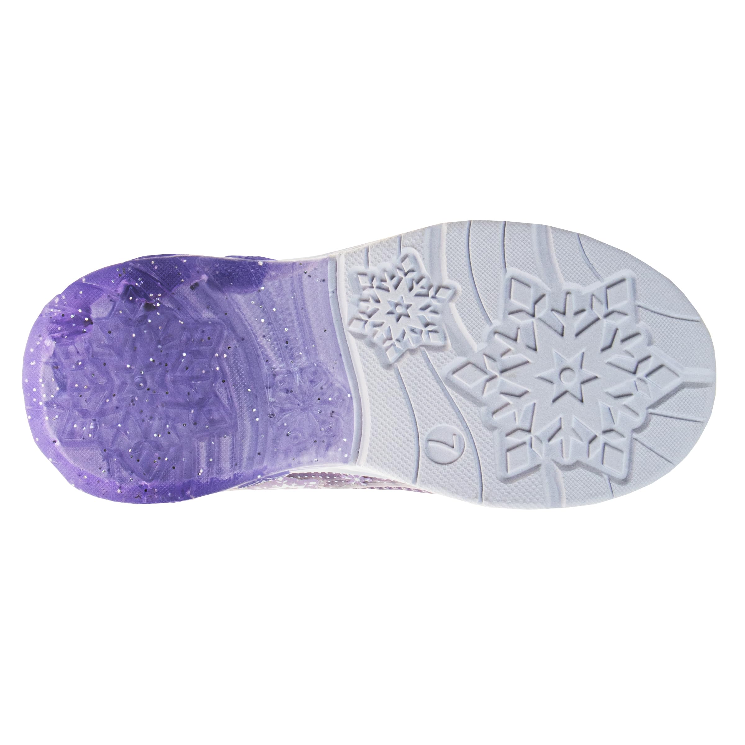 Disney Frozen Light Up Sneakers for Toddler & Little Girl - Glow in The Dark Running Shoes for Kids - Perfect for Playtime, Parties & Outdoor Activities