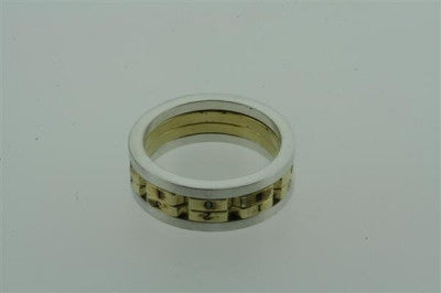 Stylish Brass & Silver Combination Ring for Women - Perfect for Everyday Wear, Parties & Special Occasions